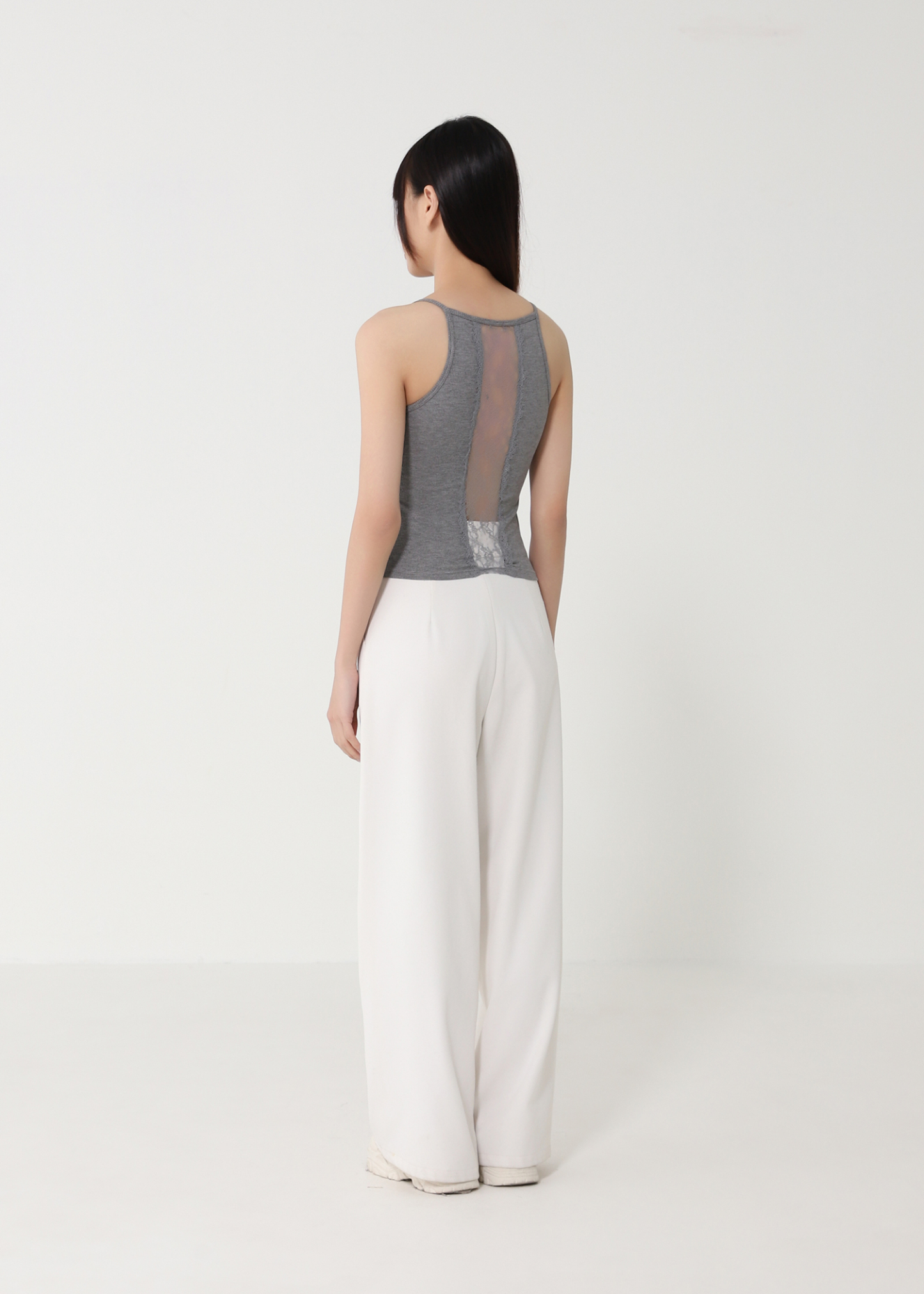 Halter With Lace Top 48816