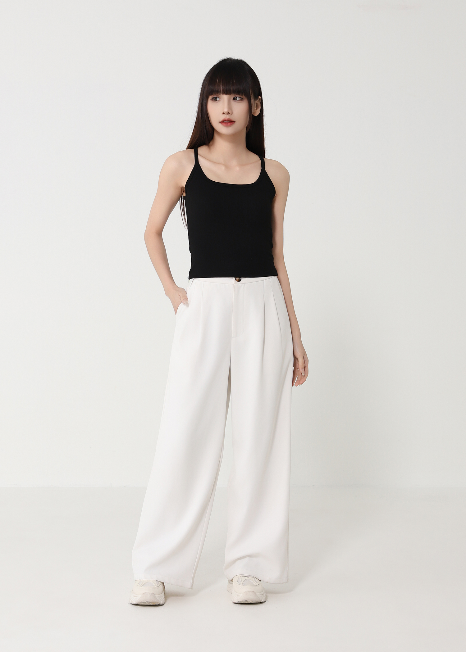 Halter With Lace Top 48816