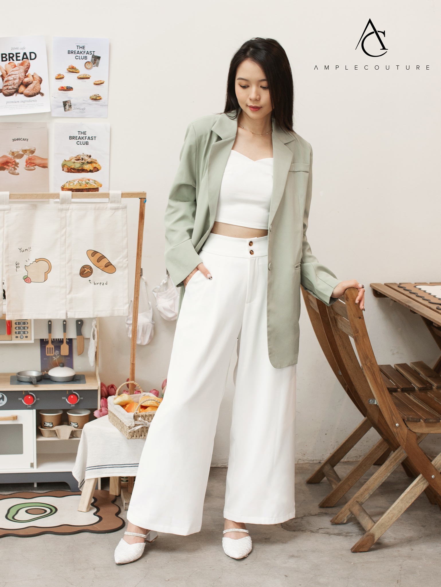[PREORDER] French Pleats Pants AC117