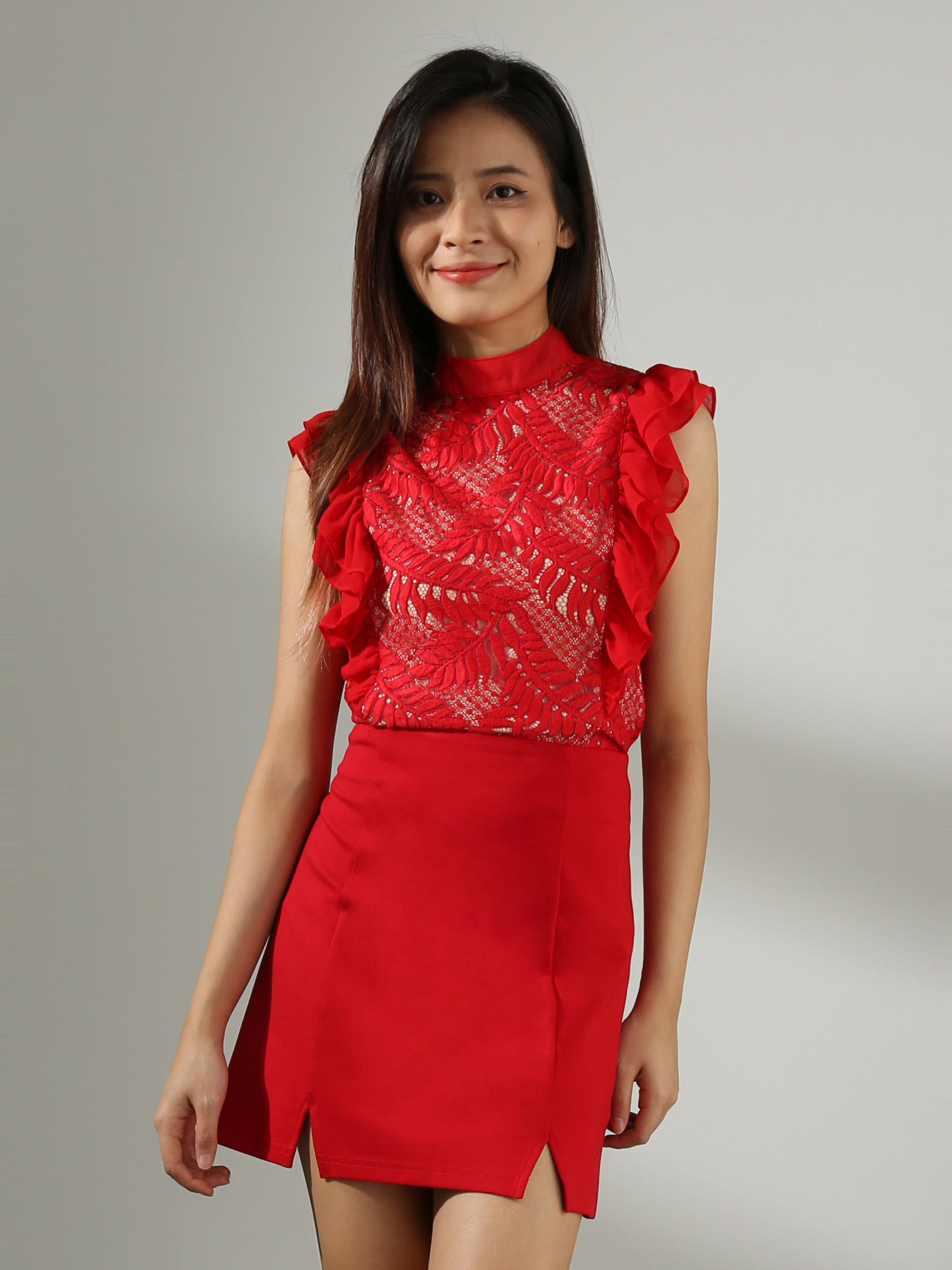 Lace Ruffles Set AC419