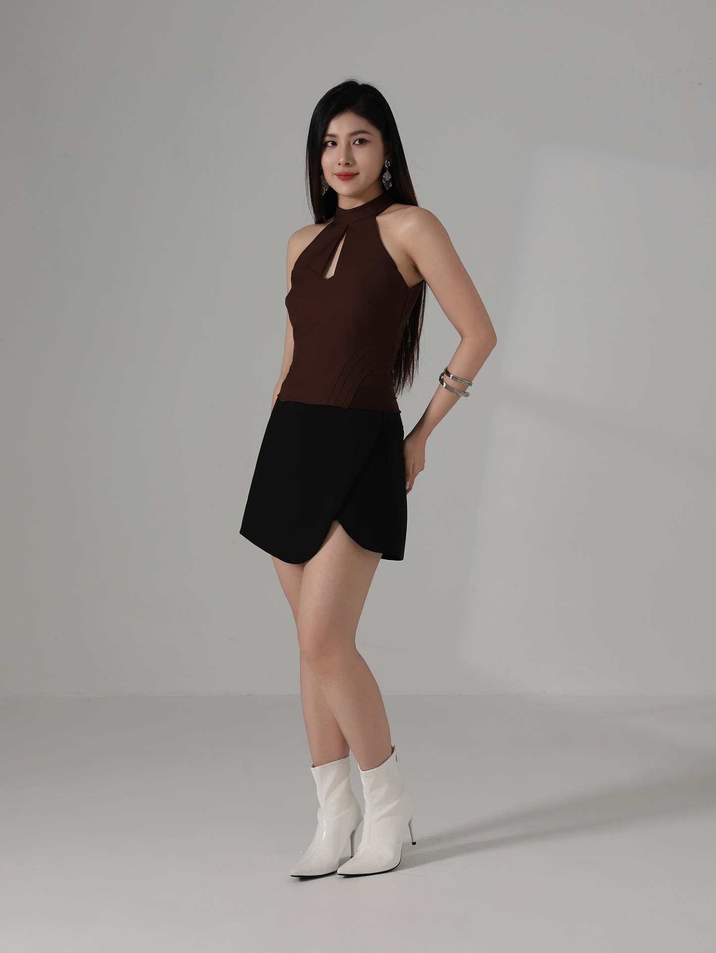 Halter With Net Top AC159