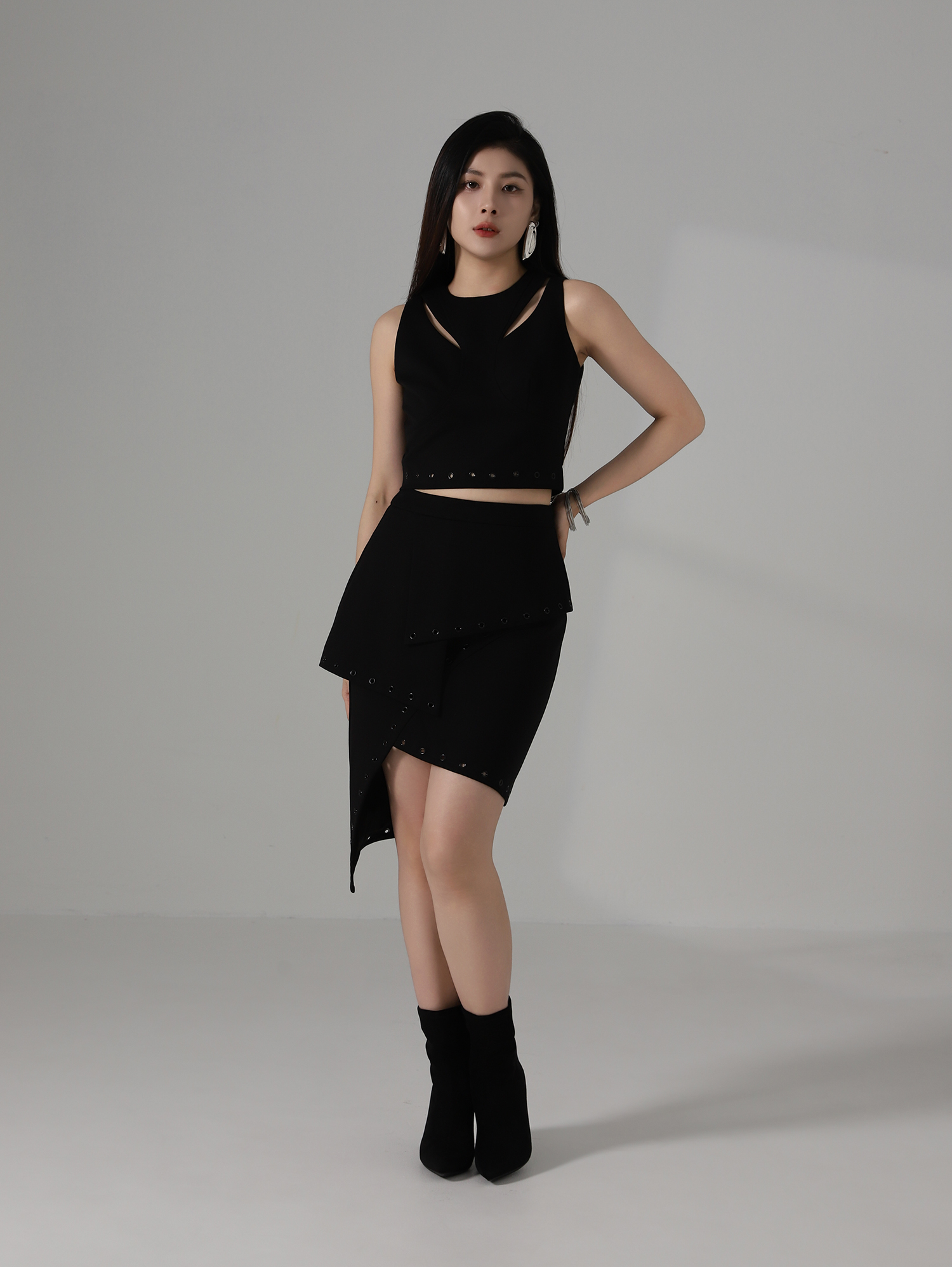 Wrap Irregular Long Skirt AC161