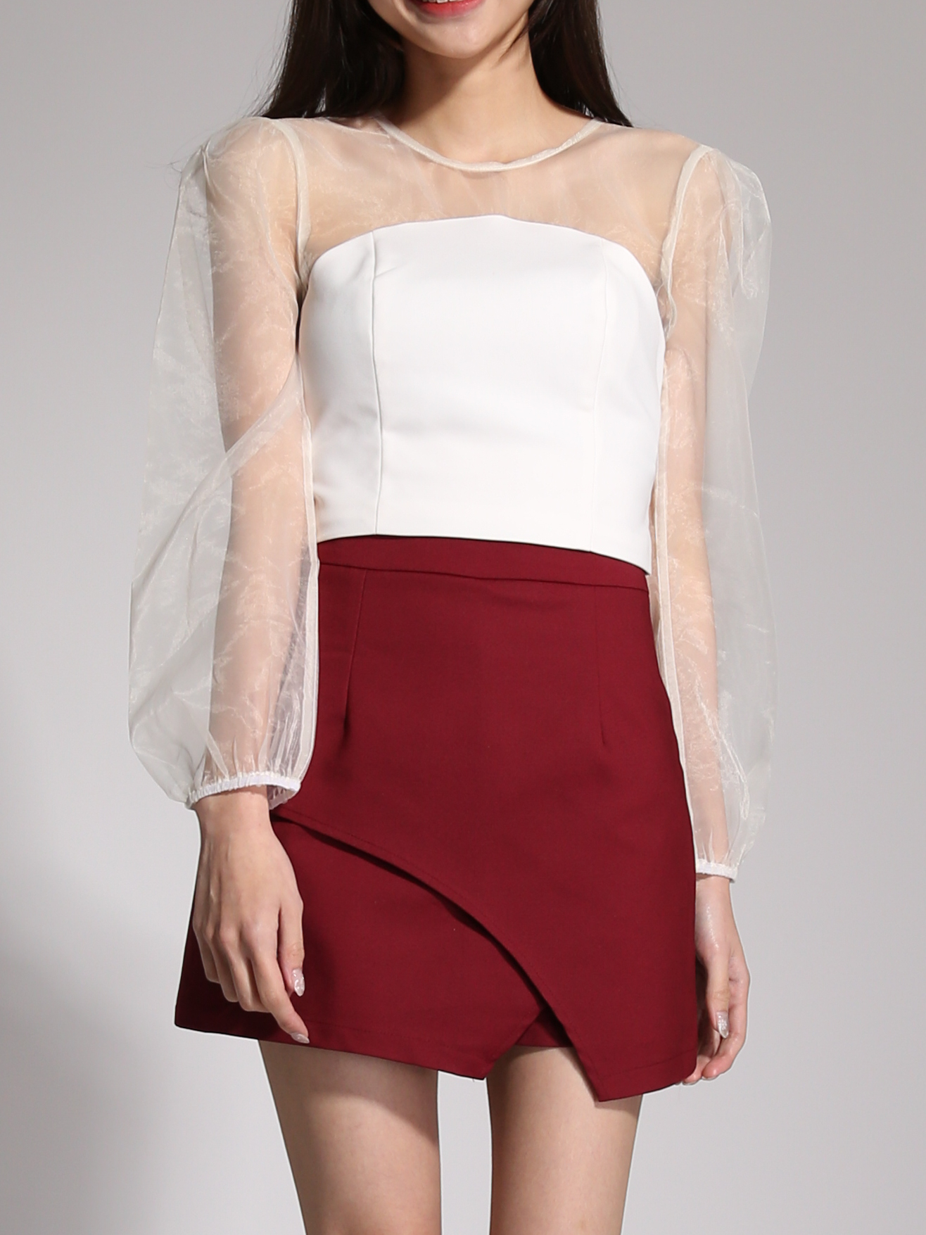 High Waist Split Skirt Pants Ac3-24