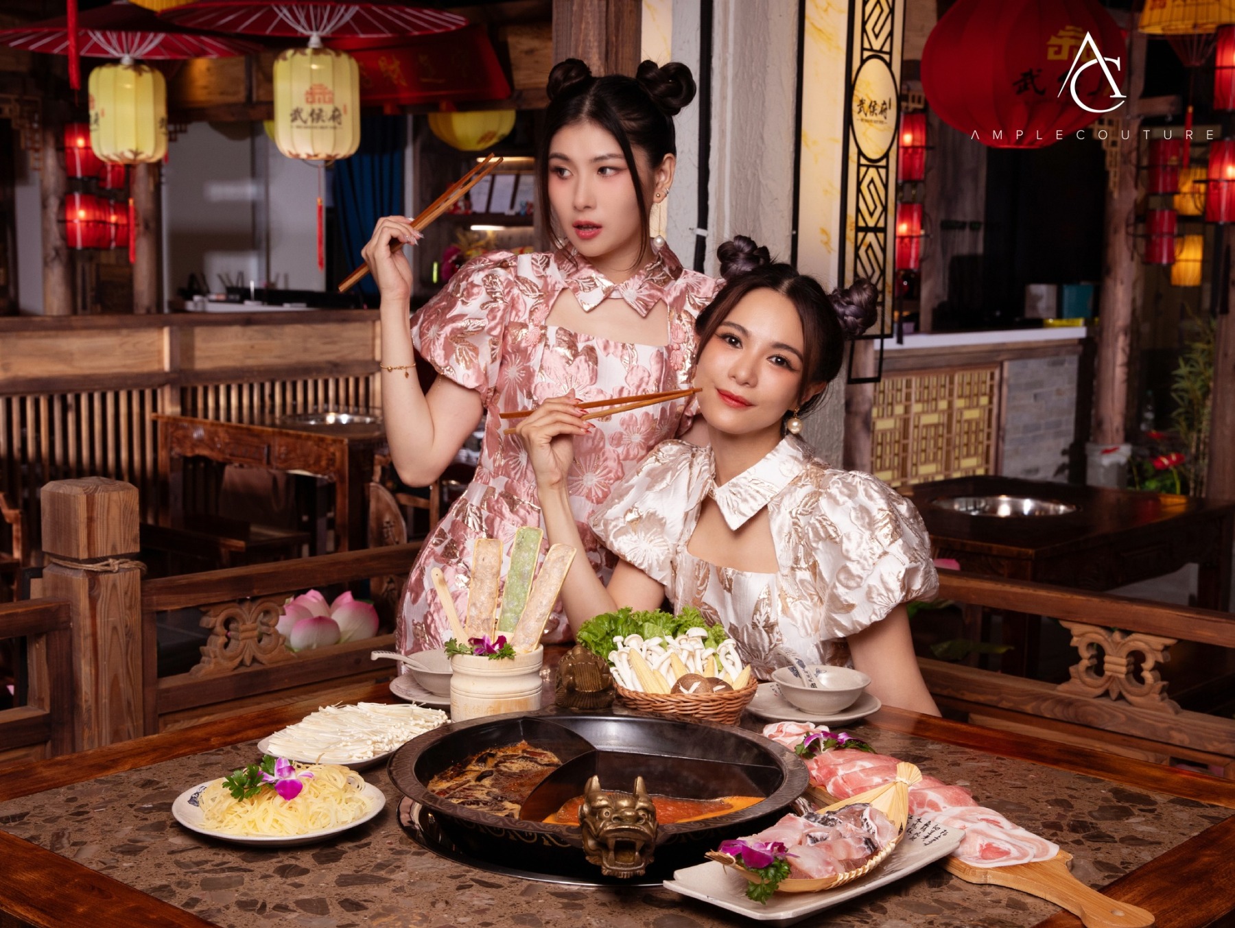 [PREORDER] Cheongsam Jumpsuit AC618