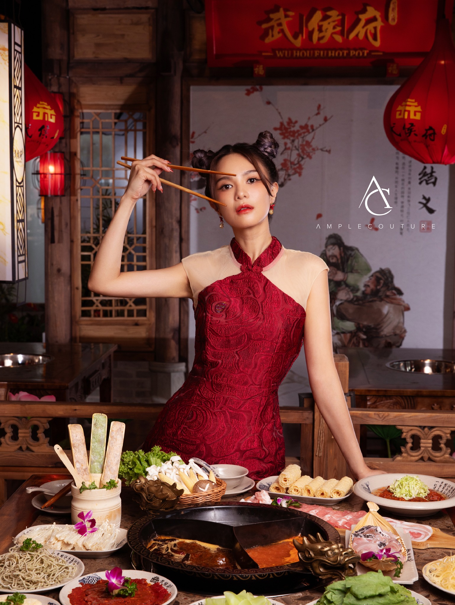 [PREORDER] Cheongsam Dress AC619