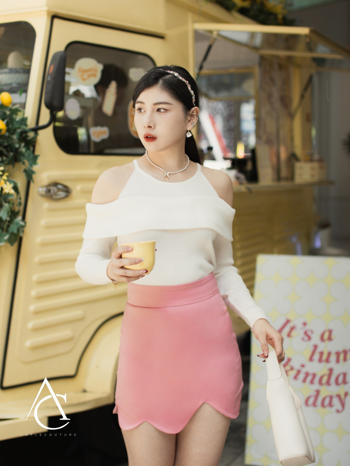 High Waist Wave Skirt Pants AC802