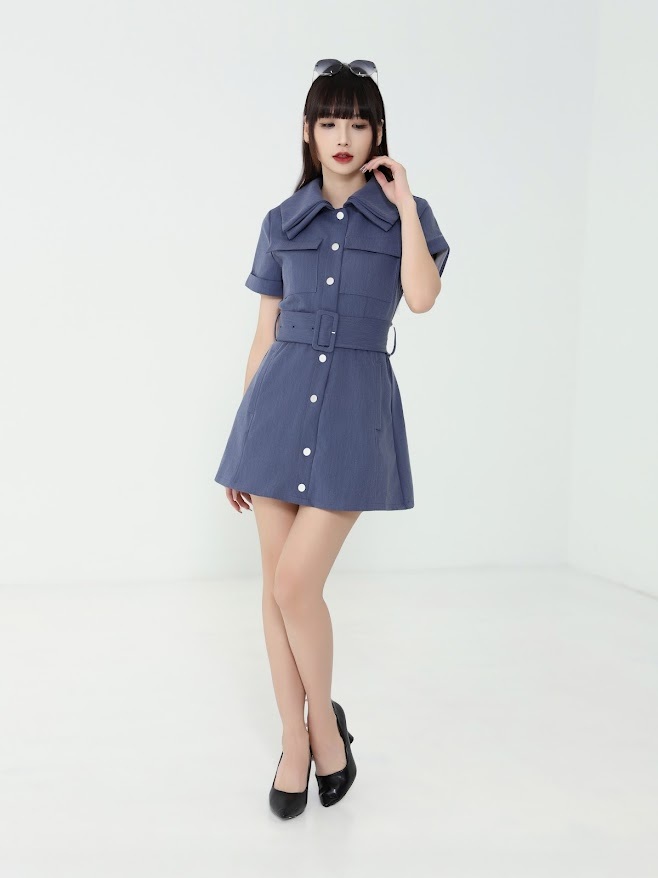 Front Breasted Button Jumpsuit AC843