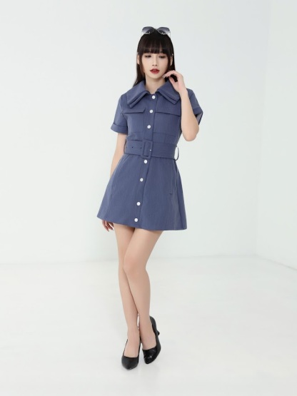 Front Breasted Button Jumpsuit AC843