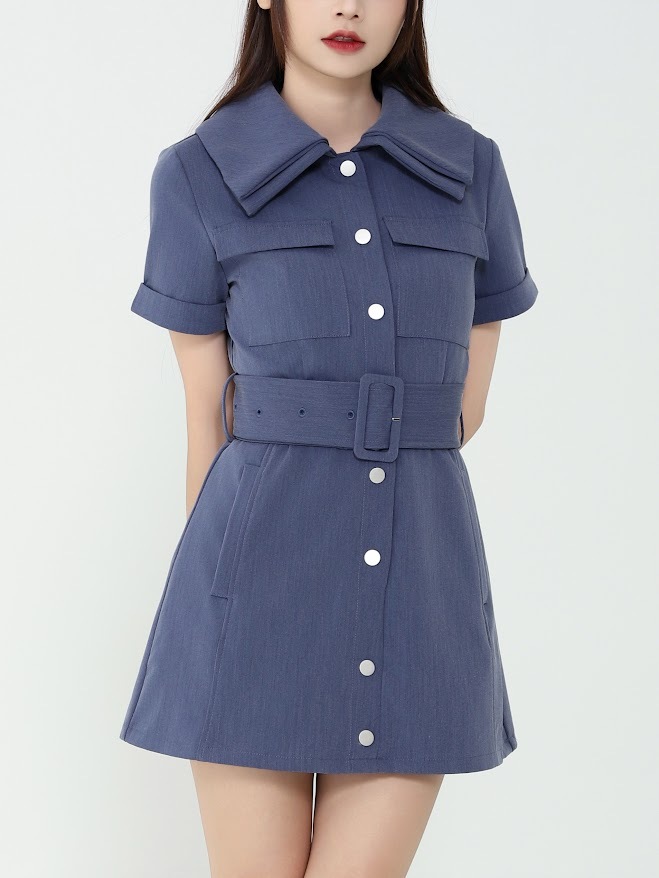 Front Breasted Button Jumpsuit AC843