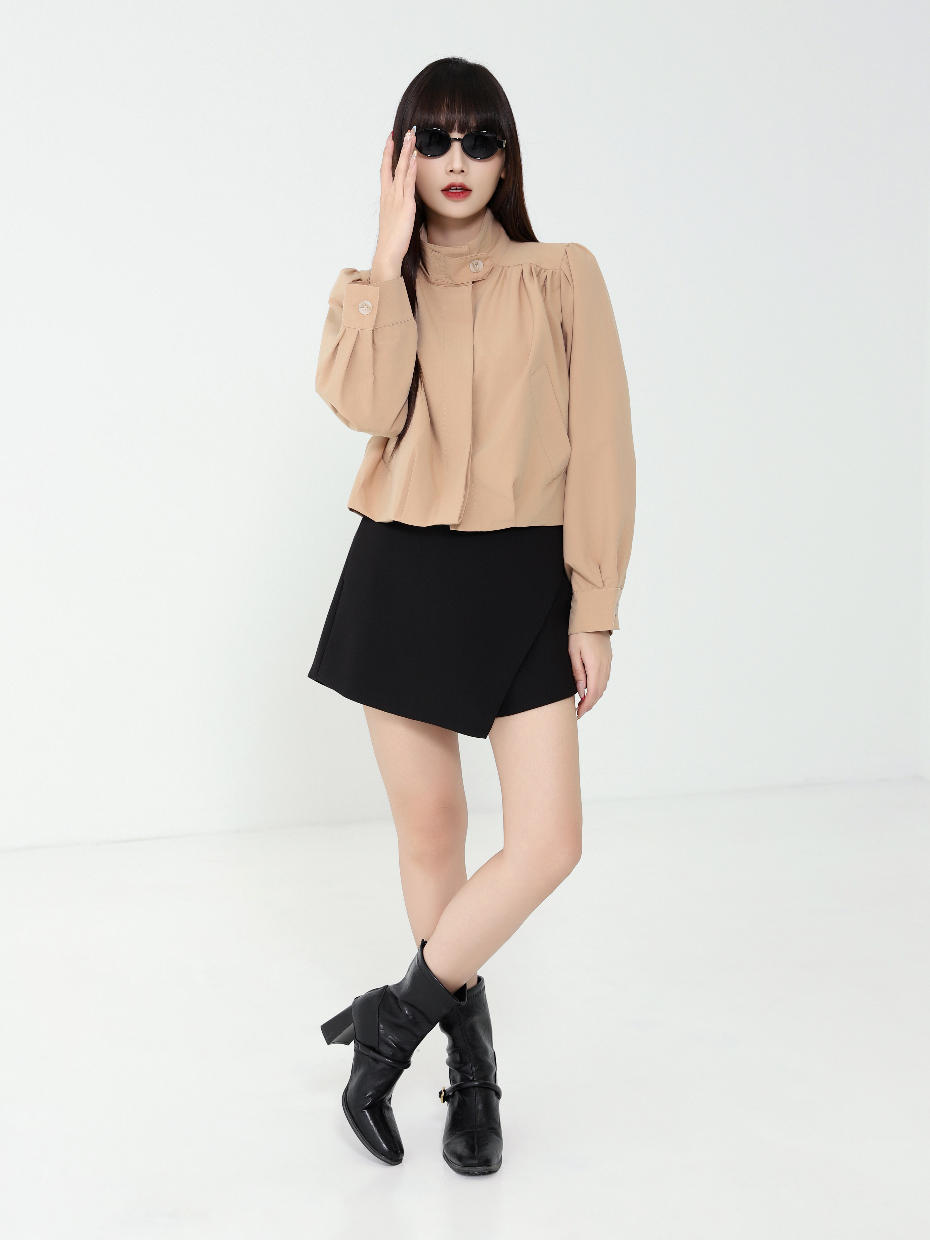 Long Sleeve Front Button Jacket AC844
