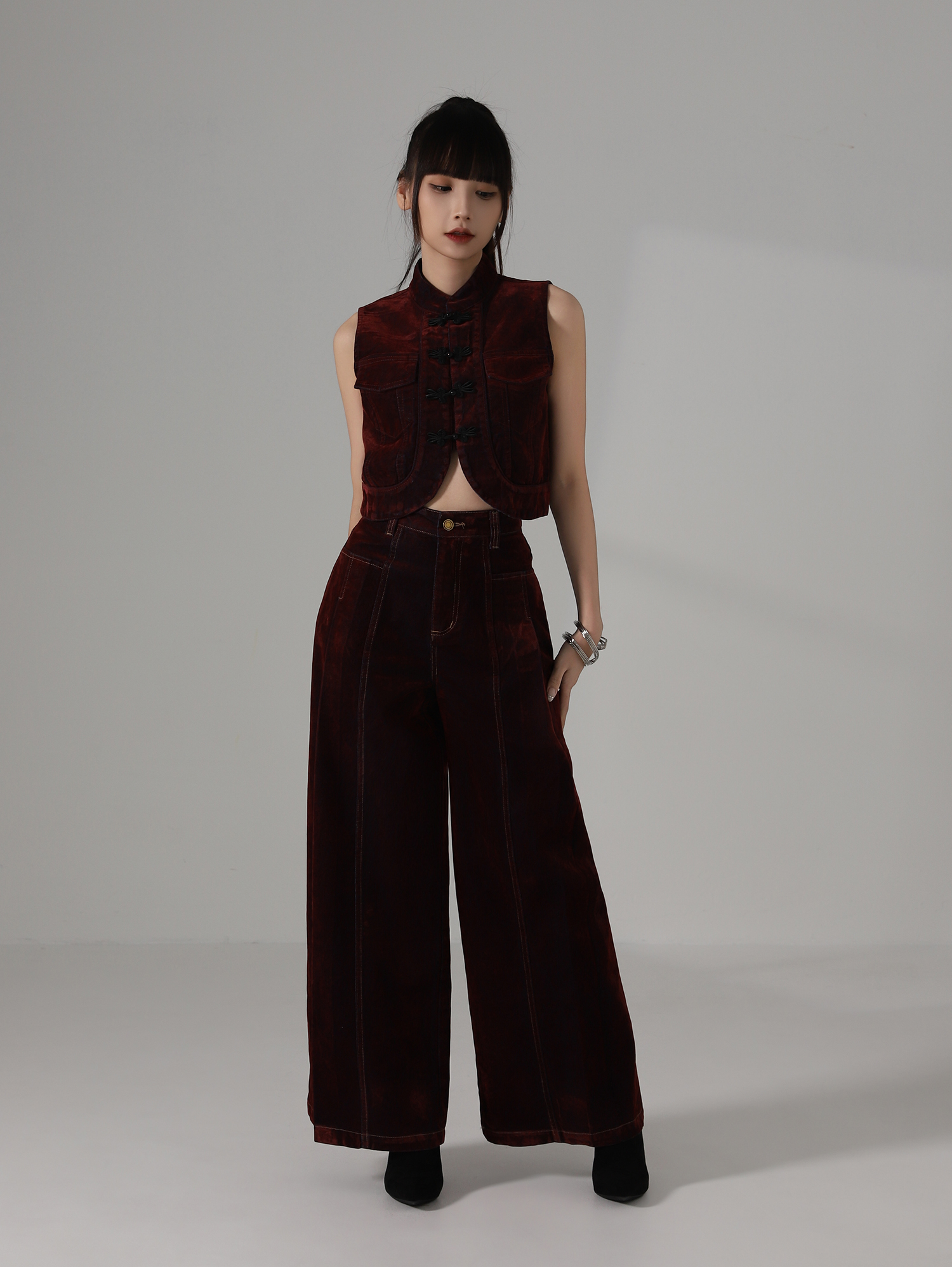 Denim Halter Top AC854