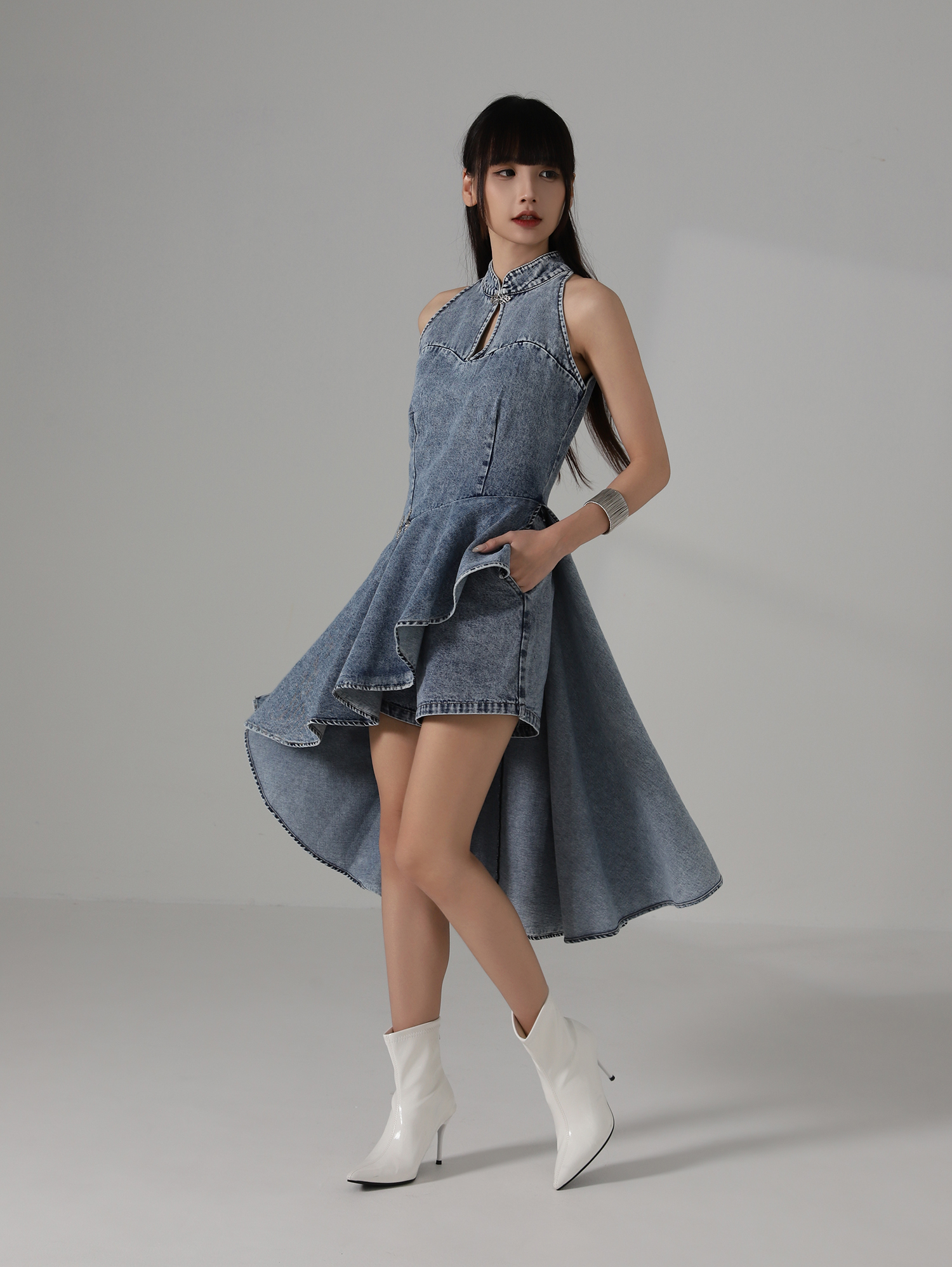 CNY Style Denim Set AC857