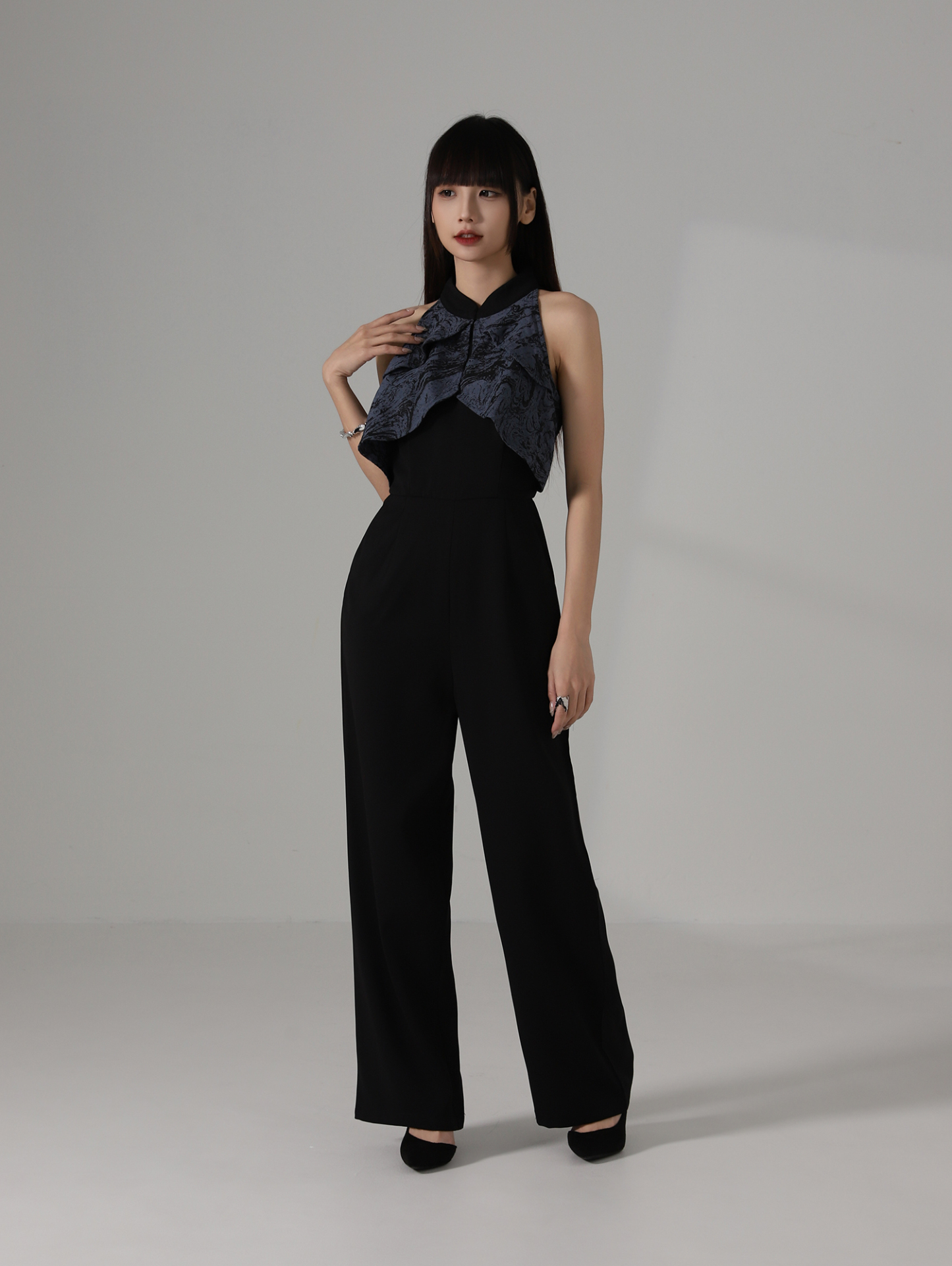Halter Jumpsuit AC863