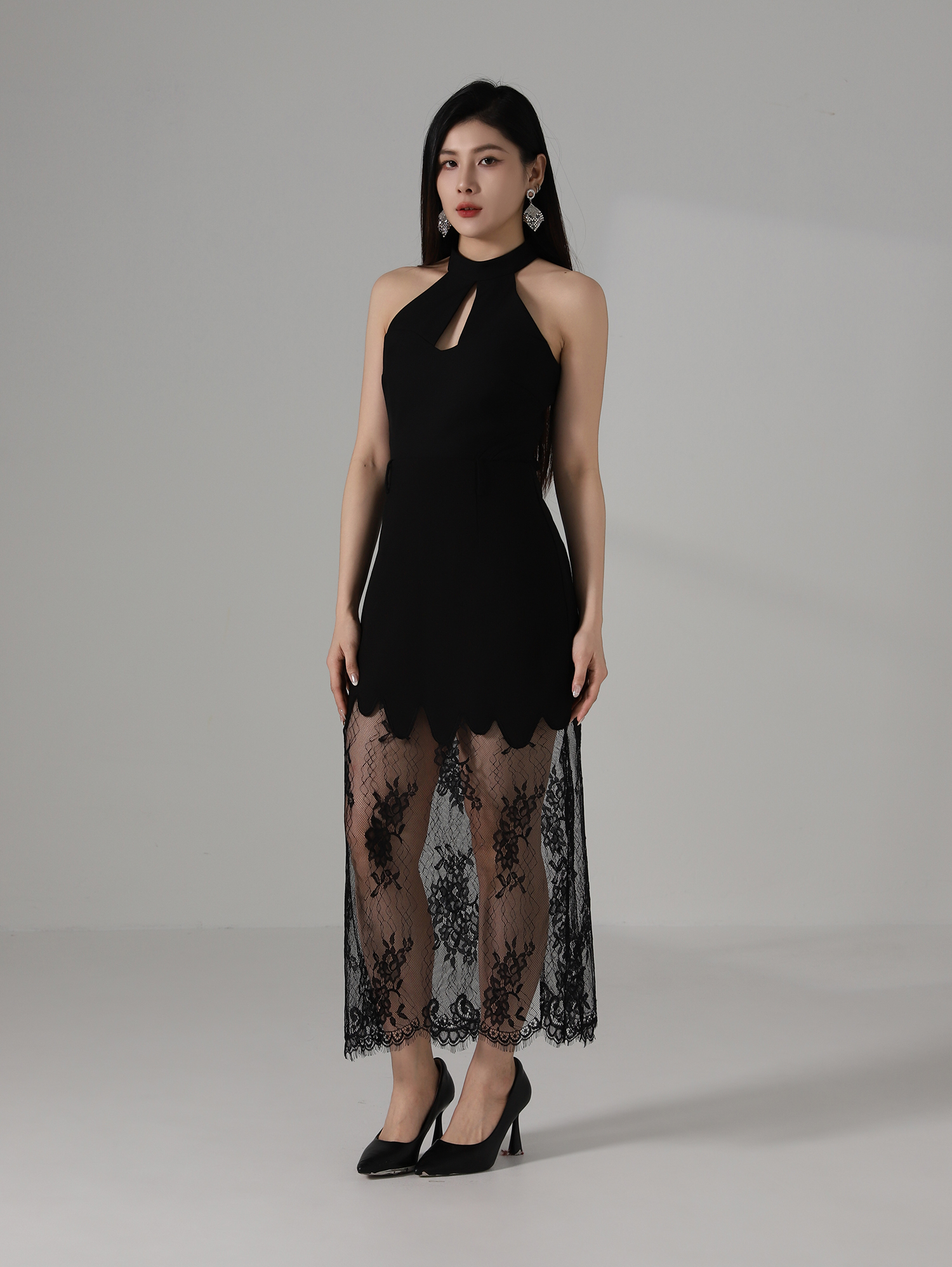 With Lace Skirt AC236