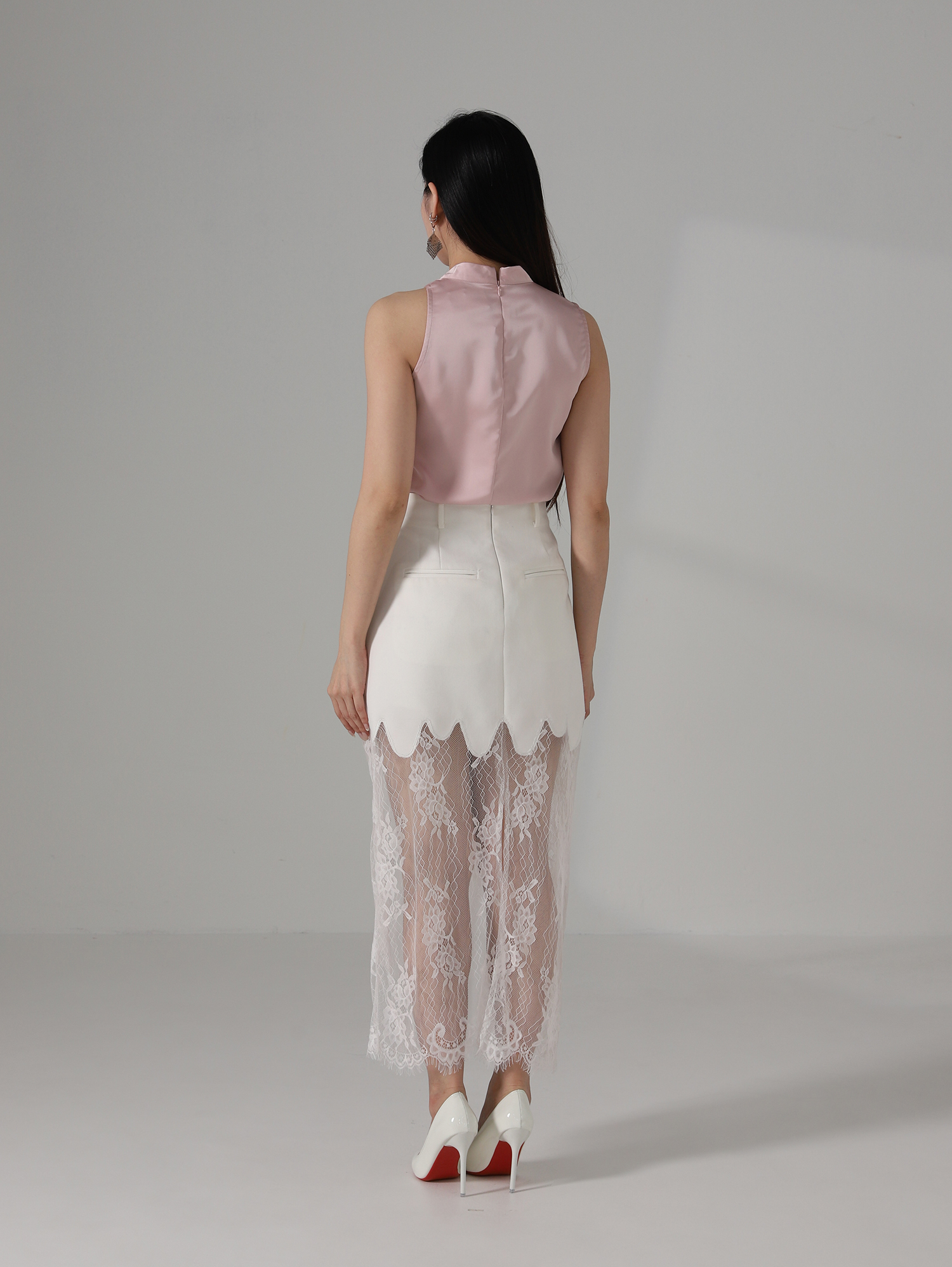 With Lace Skirt AC236