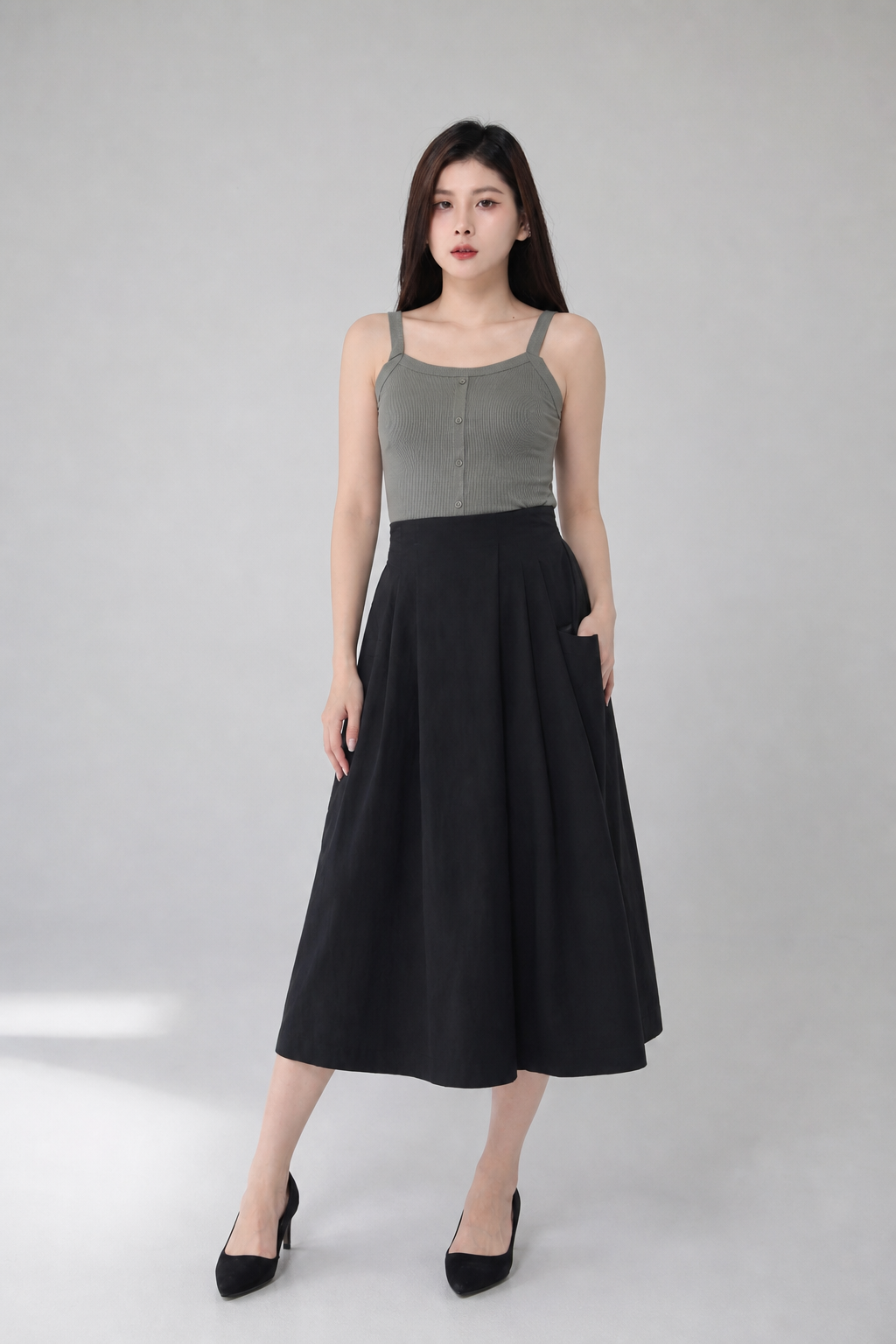 Knitted Singlet Top 34719