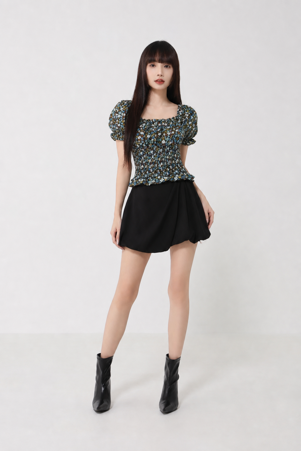 Floral Waist Stretchable Top 20323