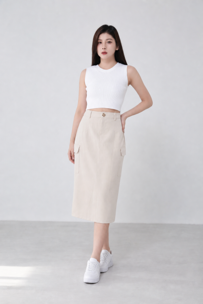 High Waist Skirt 34557
