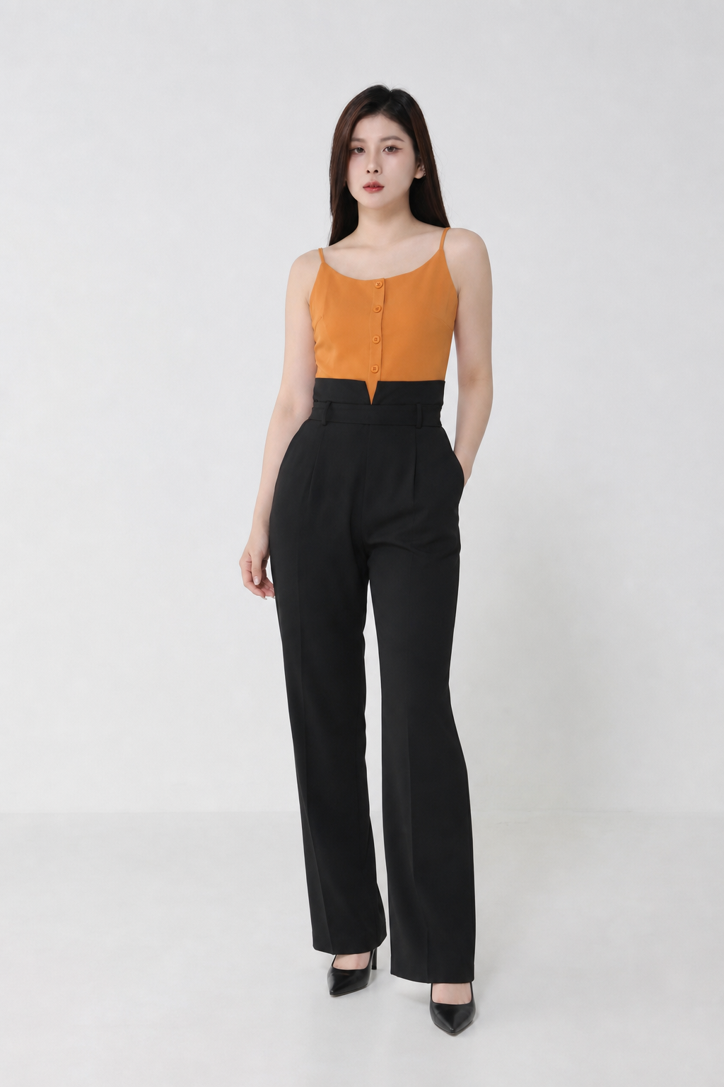 Two Tone Jumpsuit 34618