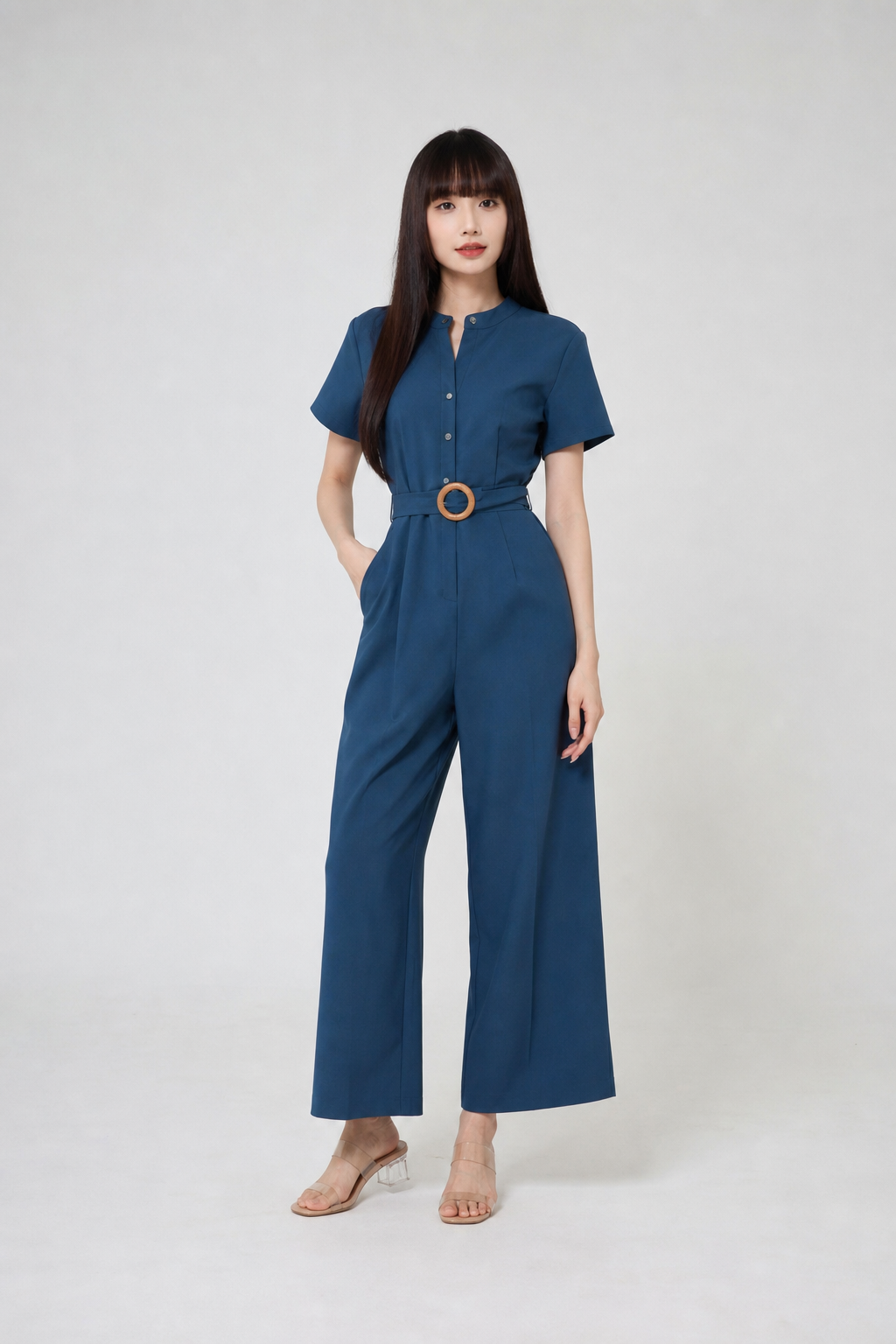 Formal With Front Button Jumpsuit 16884