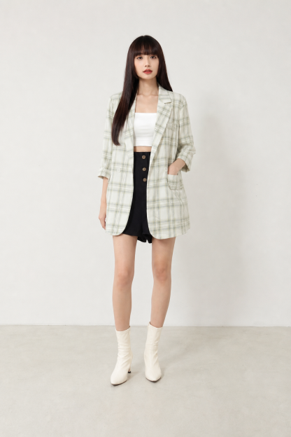 Collar Formal Outerwear 16898