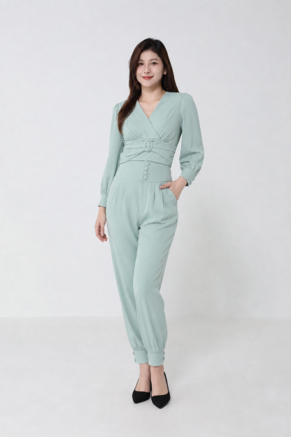 Suit With Long Sleeve Top With Long Pants Set 