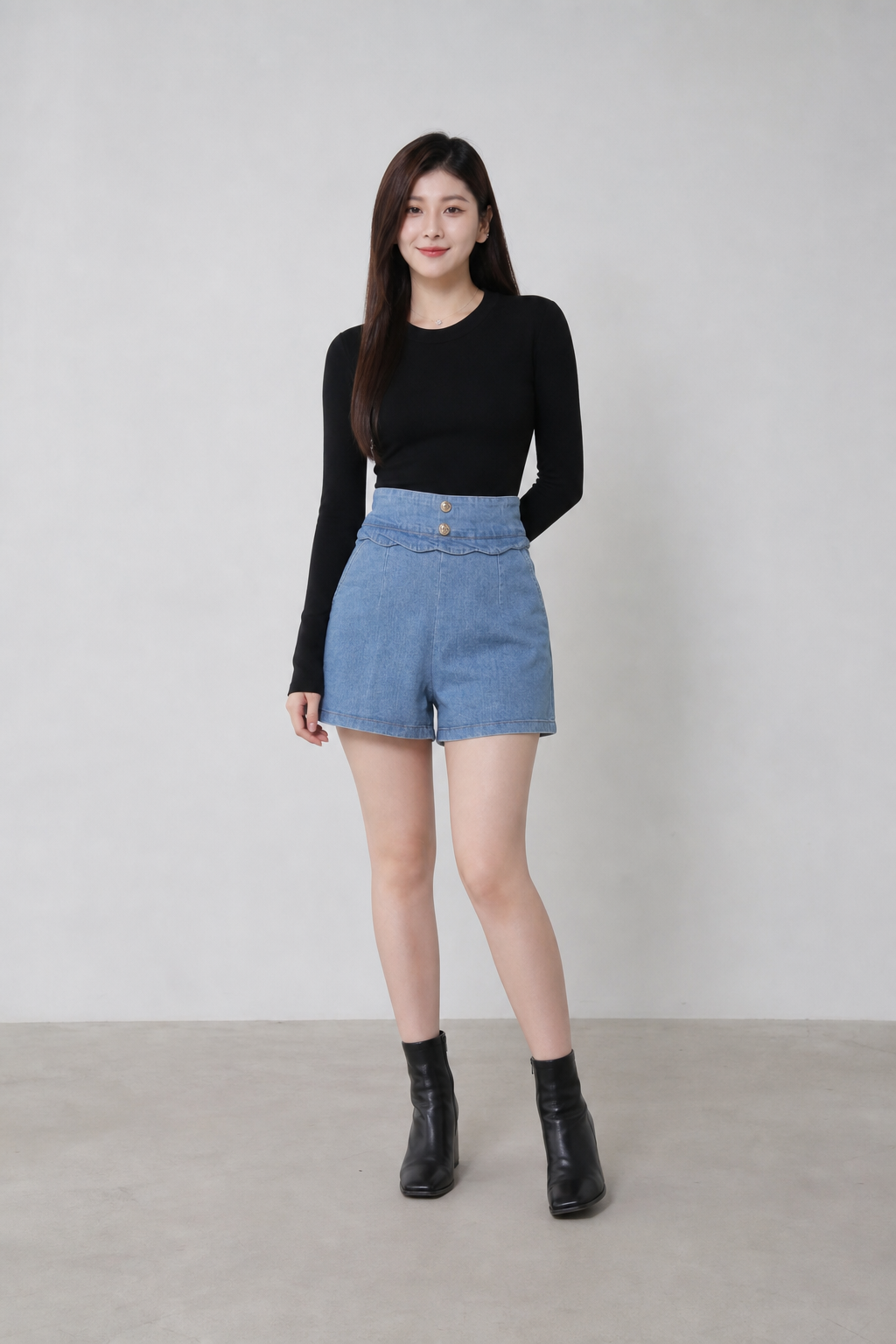 Plain Long Sleeve Top 19202
