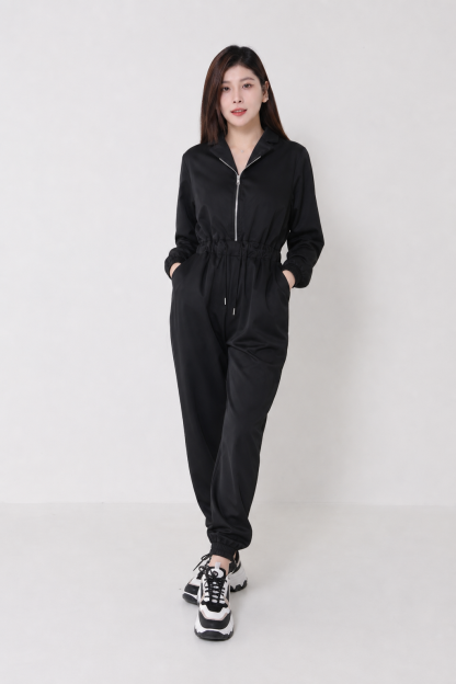 Front Zip Top Jumpsuit 14615