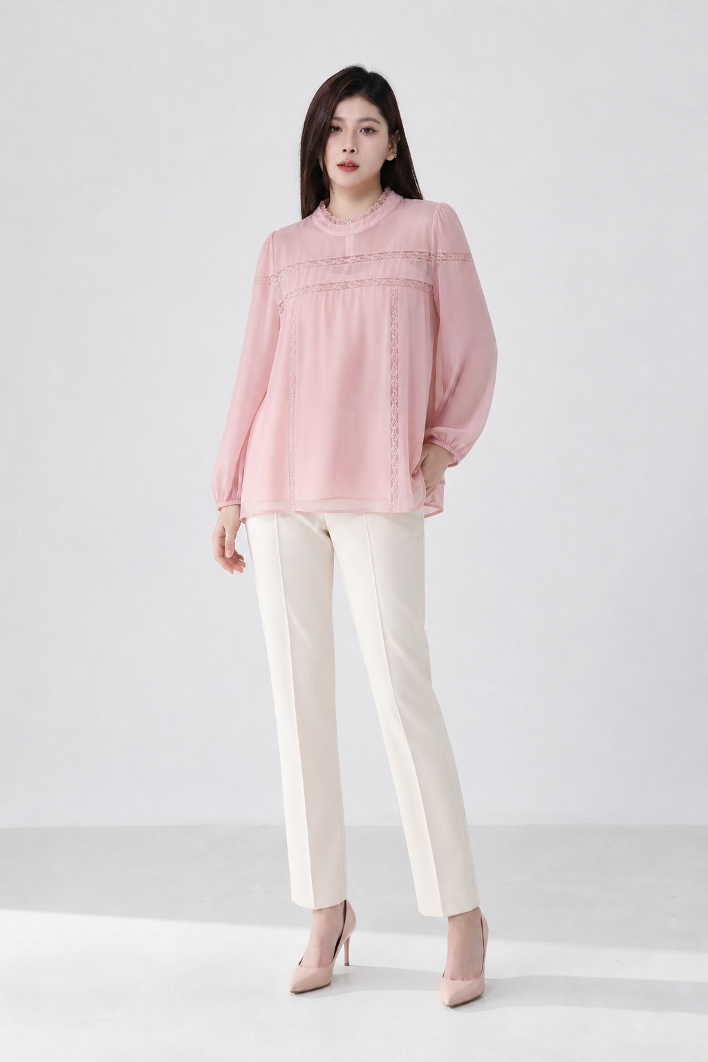 Lace Detailed Top 15515