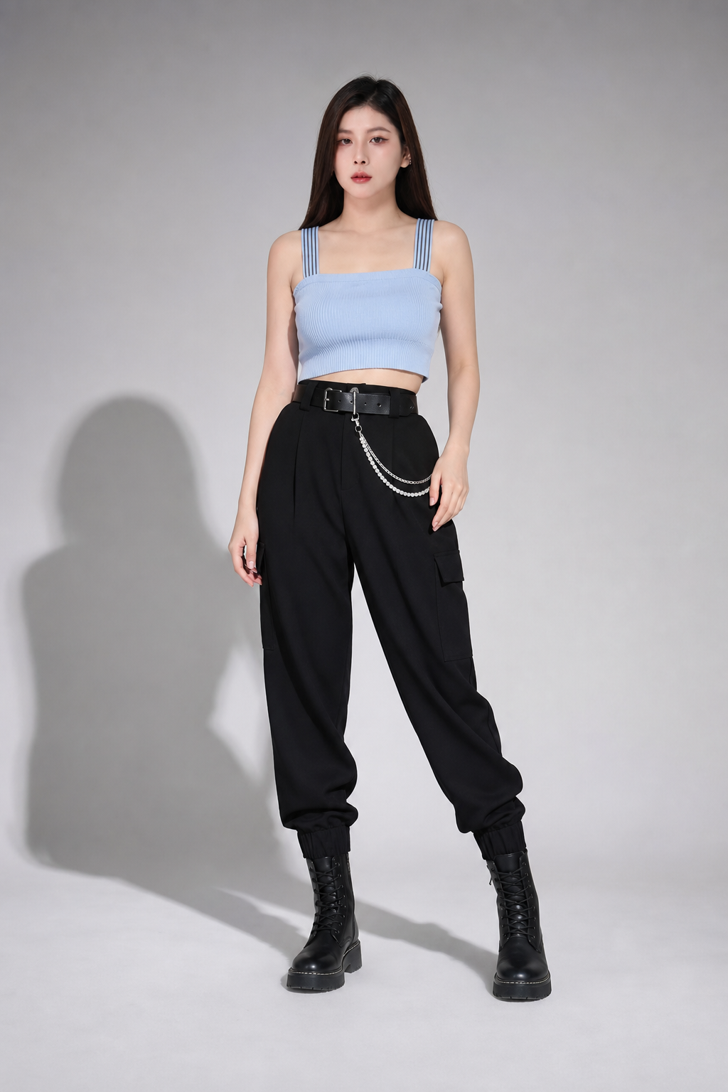 Knitted Strap Top 19774