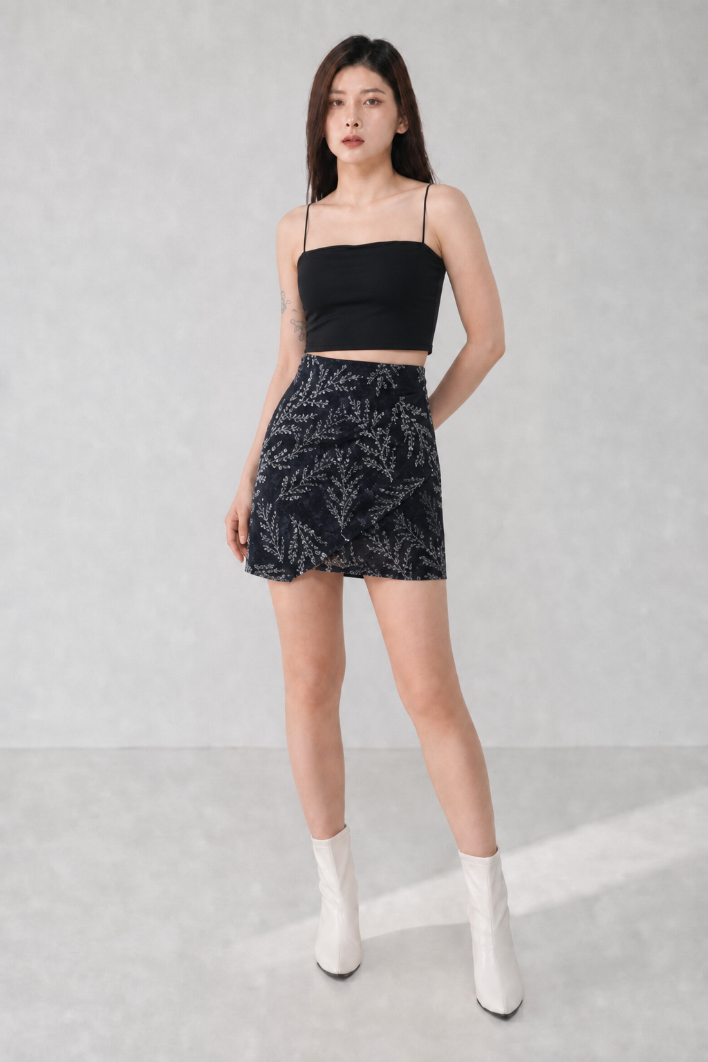 Leaf Wrap Skirt