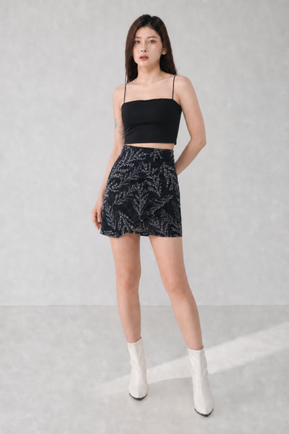 Leaf Wrap Skirt 