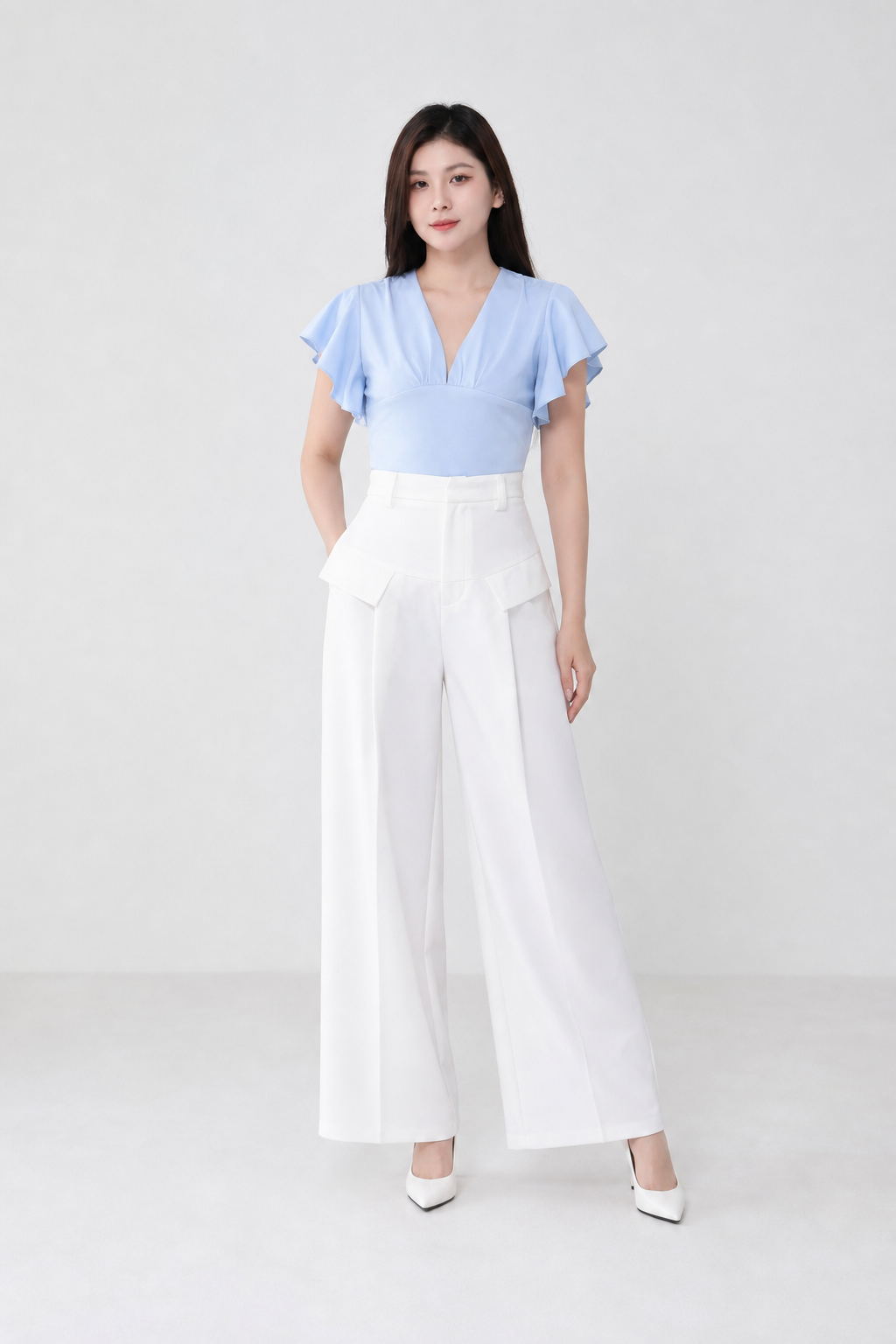 Butterfly Sleeve Top 34563