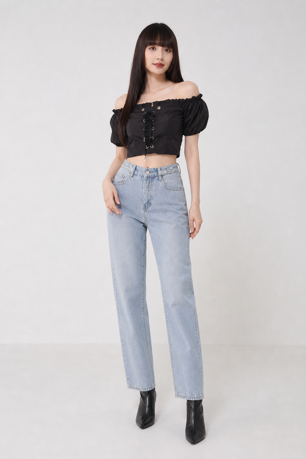 Front String Tie Up Top 16503