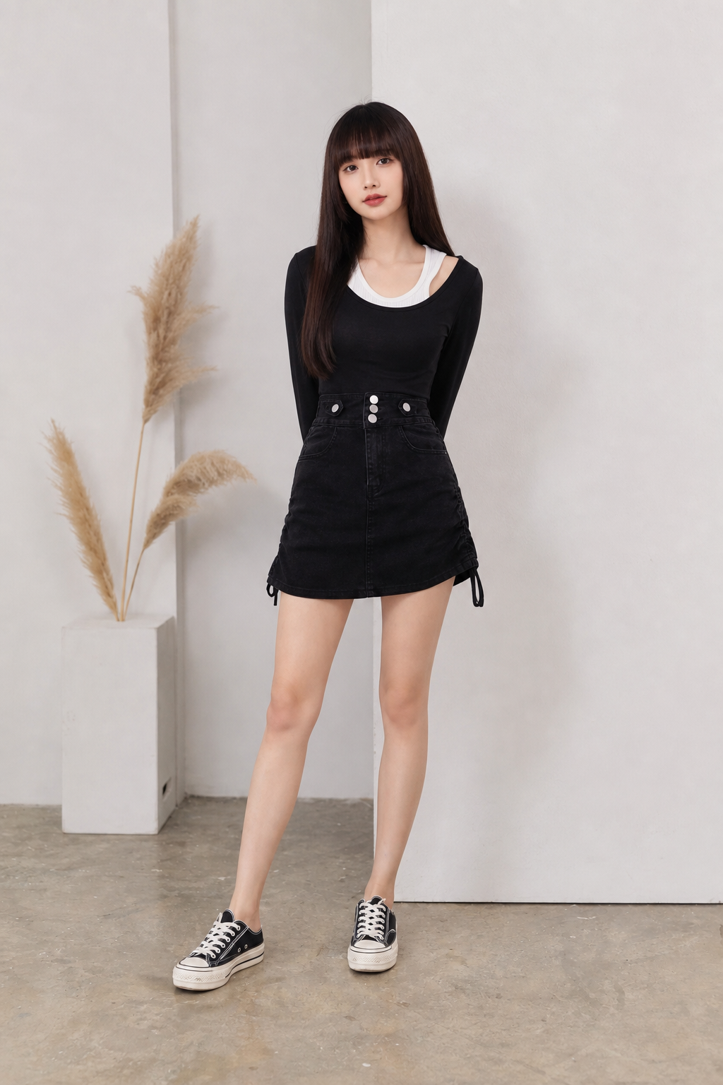 Two Fake Piece Hole Top 16798