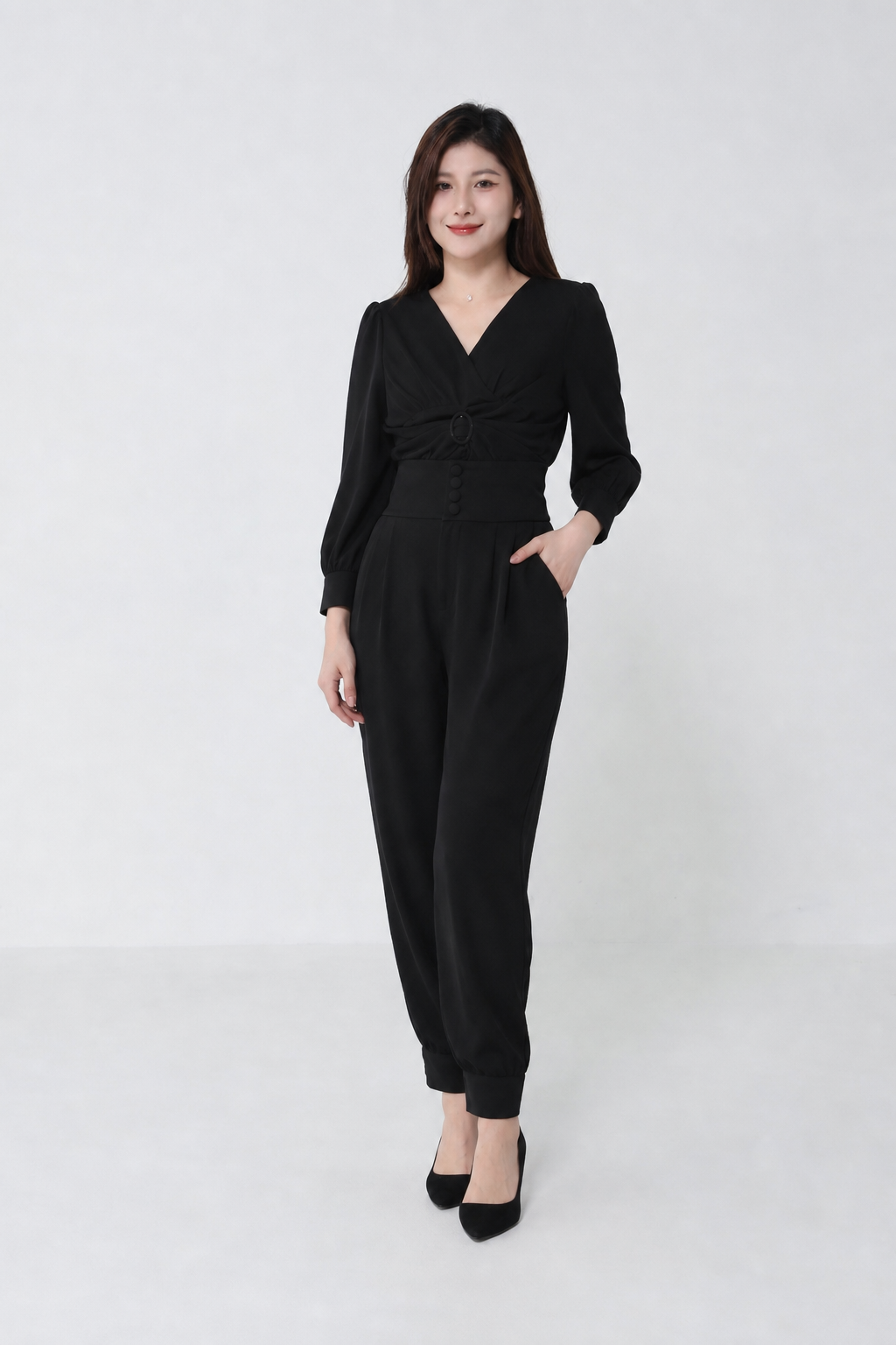 Suit With Long Sleeve Top With Long Pants Set