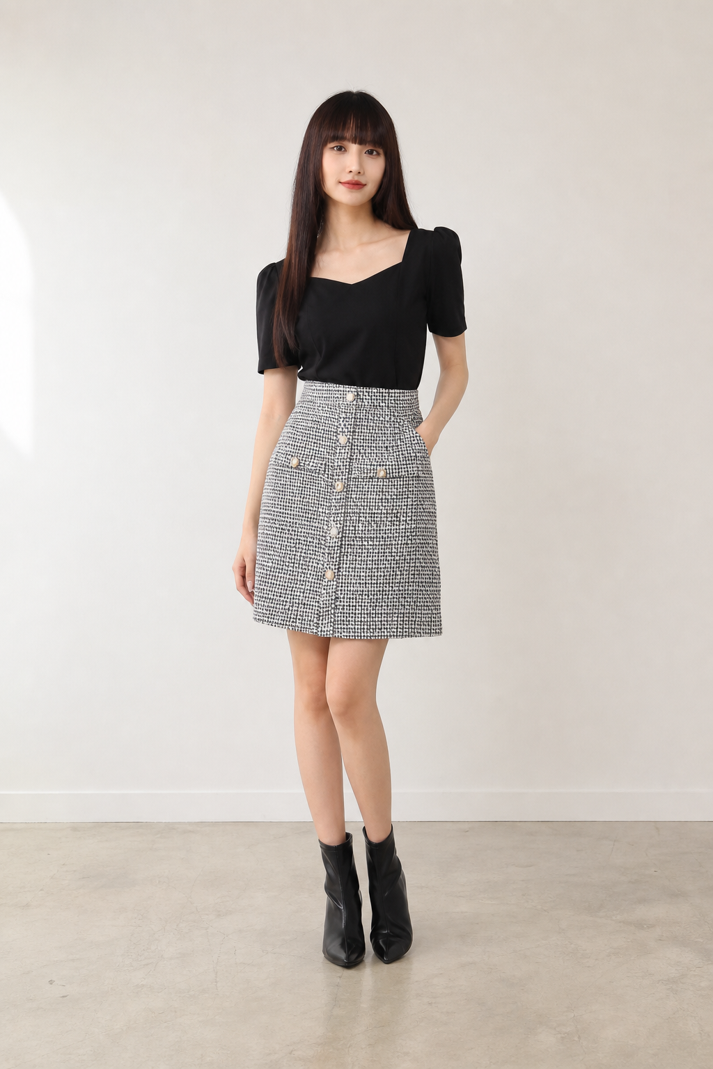 Formal Short Sleeve Top 16226