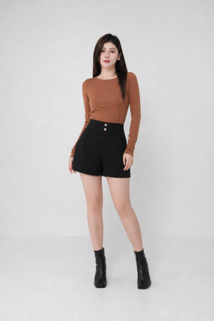 Plain Long Sleeve Top 19202