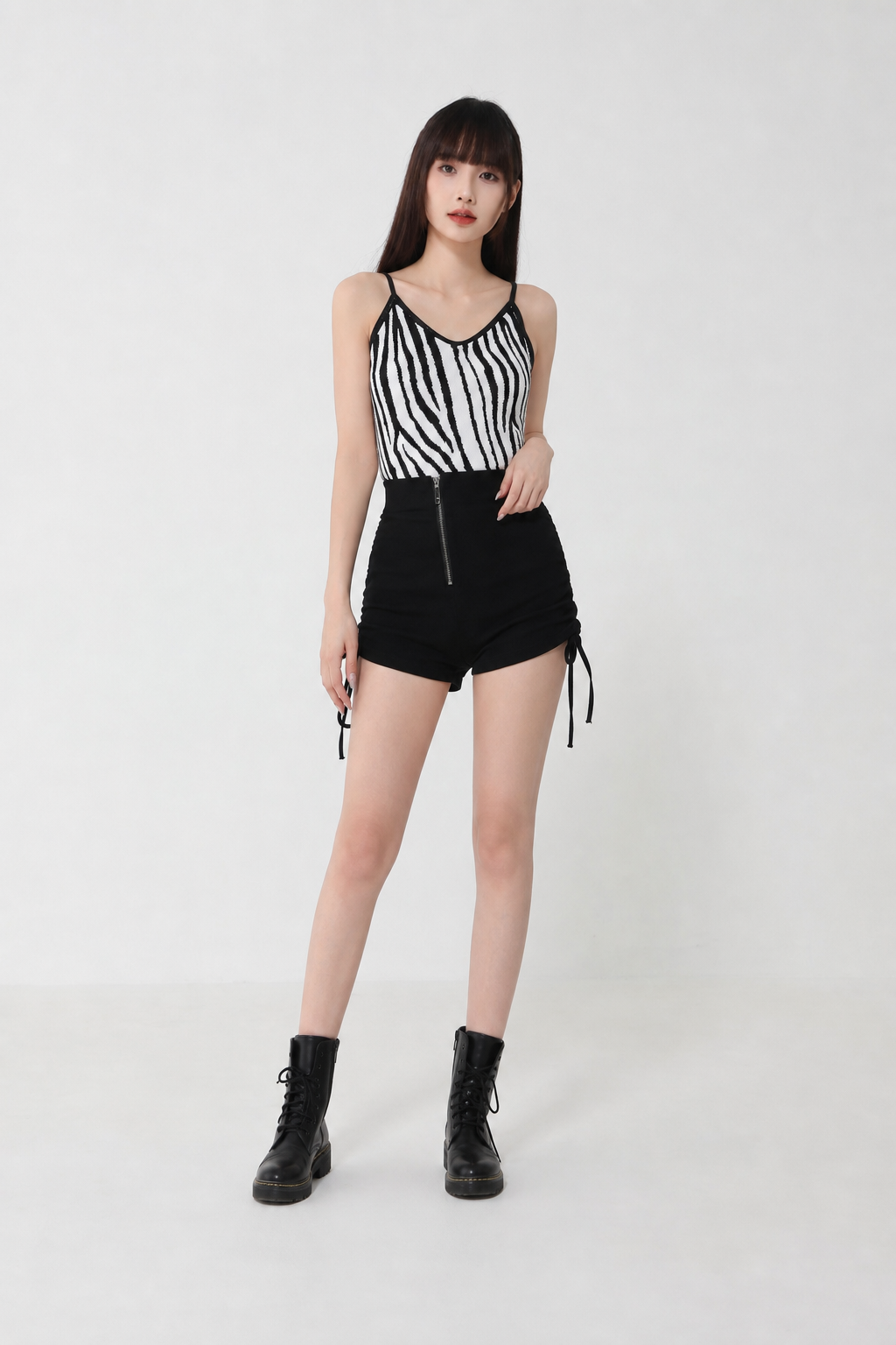 Strap Zebra Top 