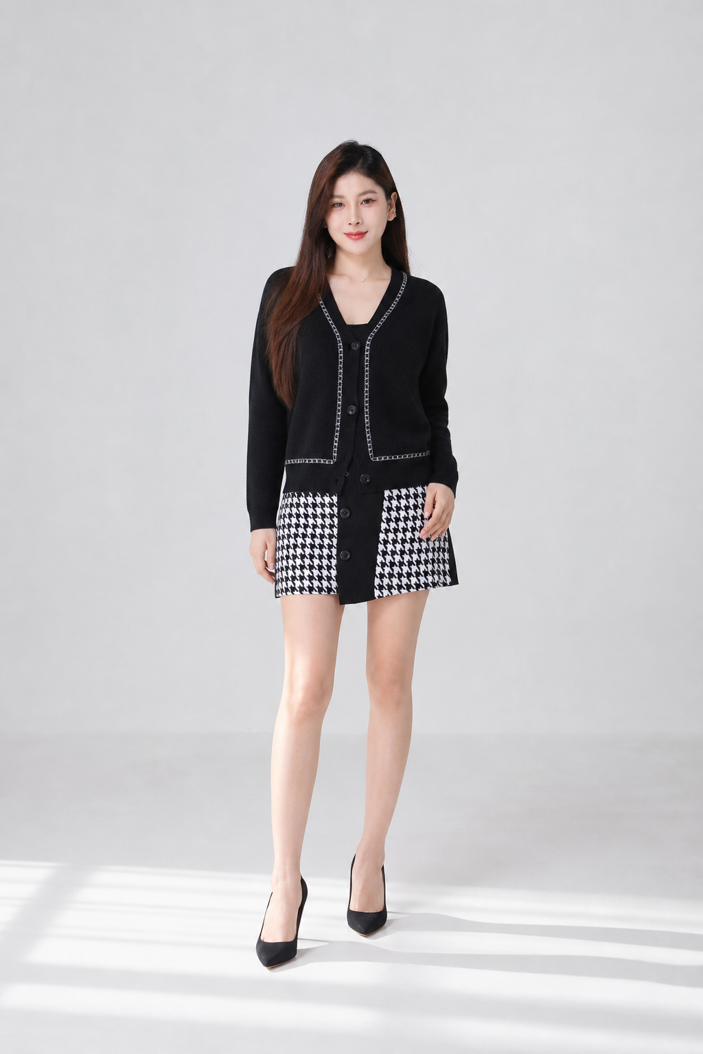 Houndstooth Skirt 11276