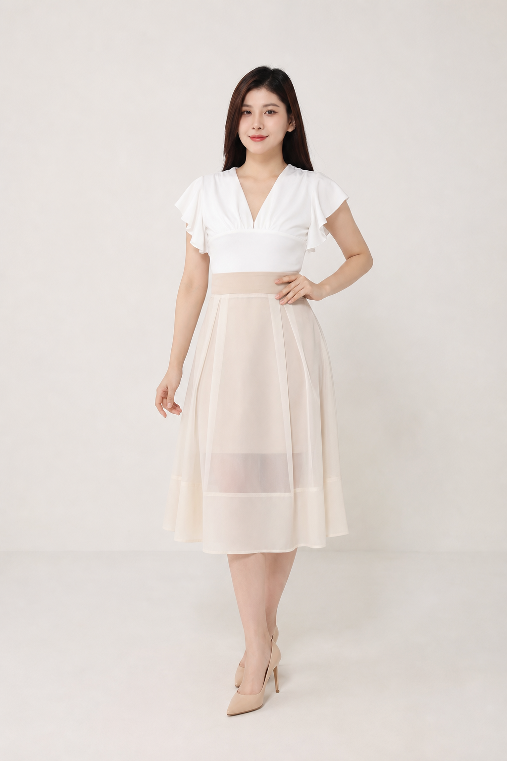 Butterfly Sleeve Top 34563