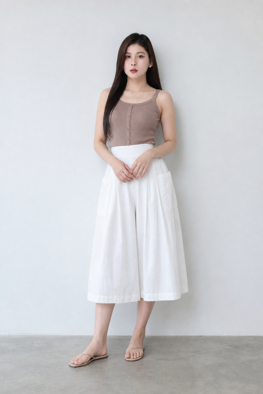 Knitted Singlet Top 34719