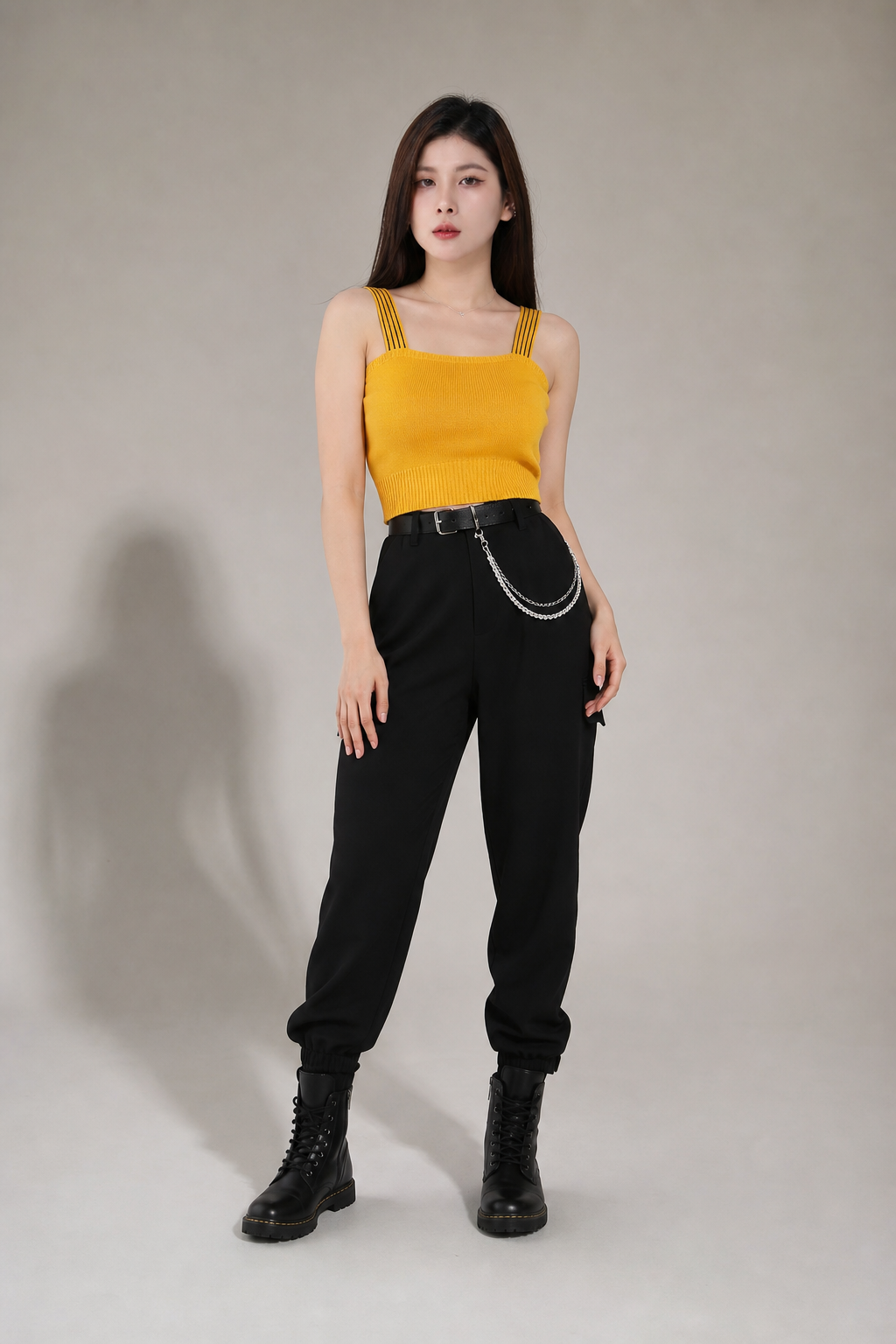 Knitted Strap Top 19774