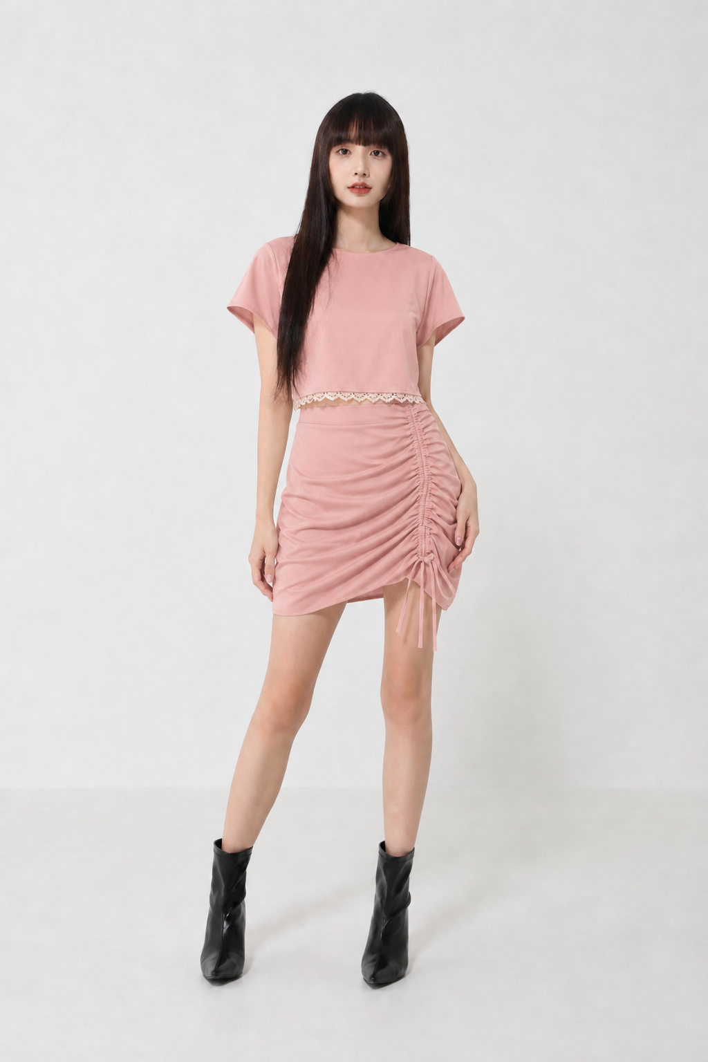 Side Drawstring Bottom Set 