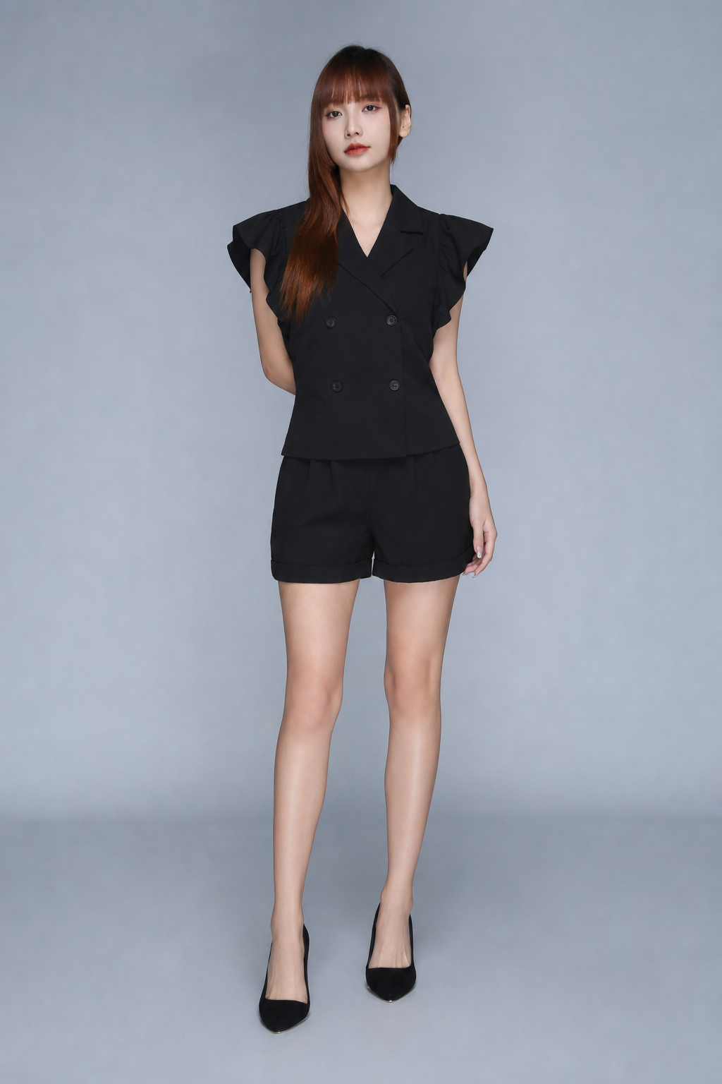 Two Piece Set Butterfly Sleeve Set 