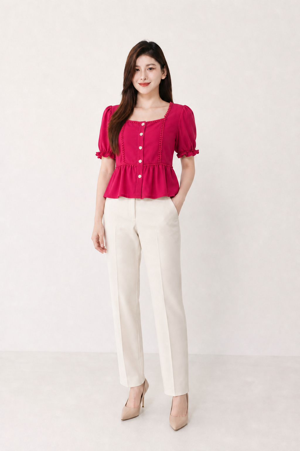 Front Button Top