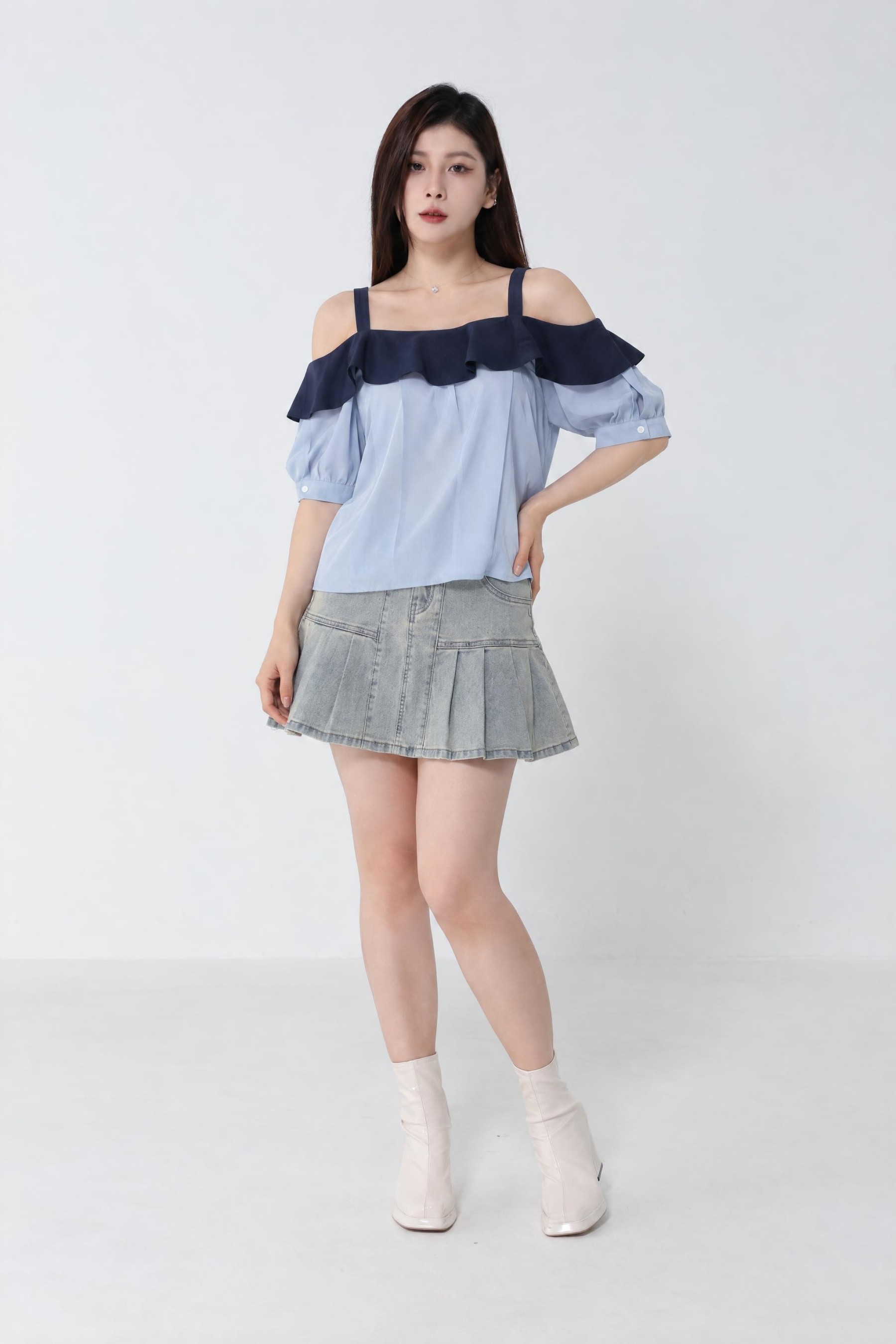 Off Shoulder With Strap Top