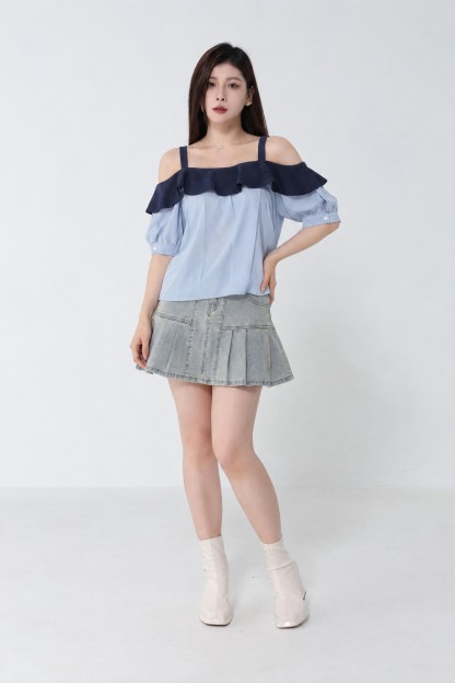 Off Shoulder With Strap Top
