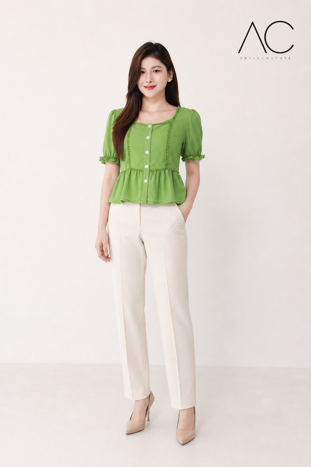 Front Button Top 7390