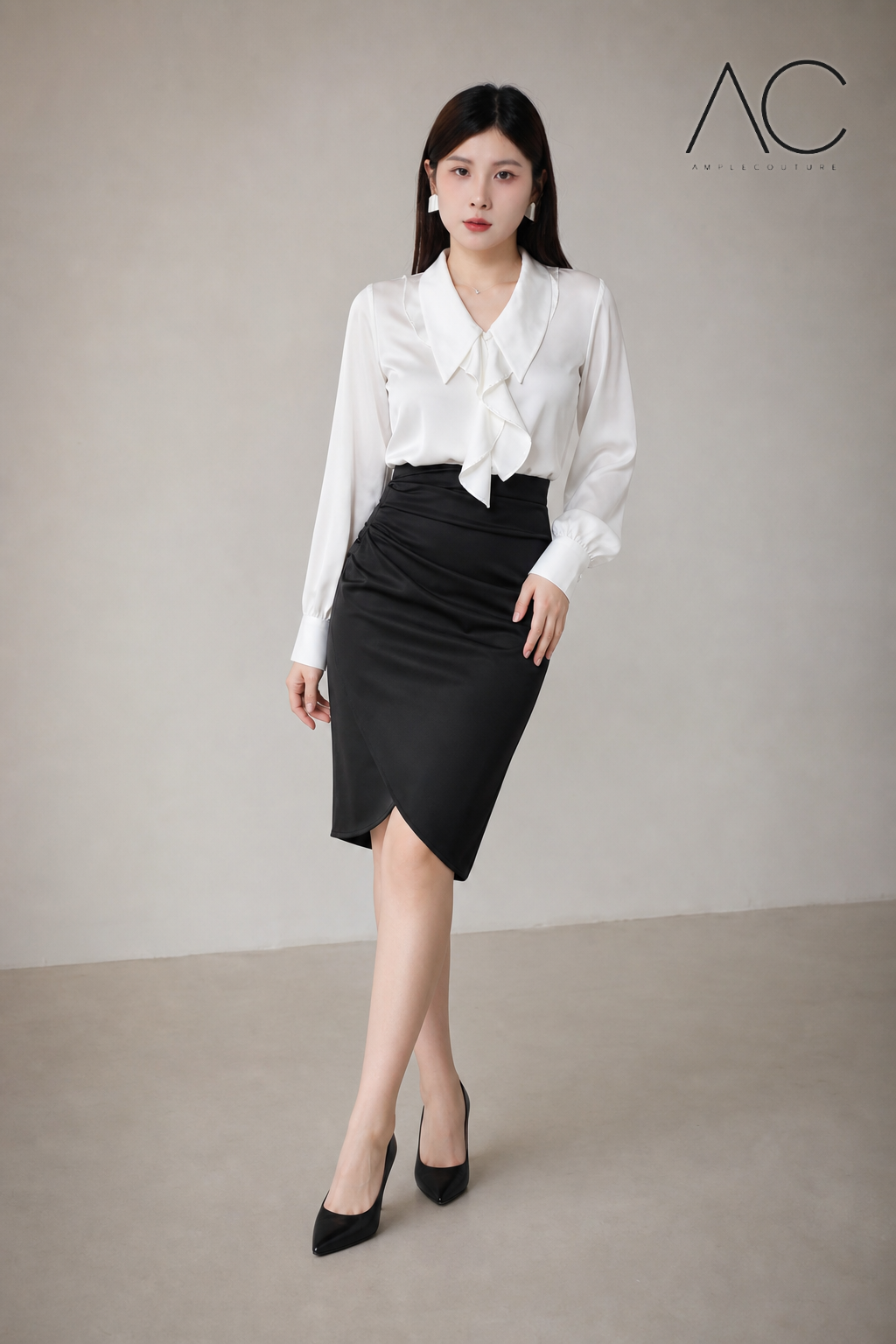 Collar Ruffles Blouse 